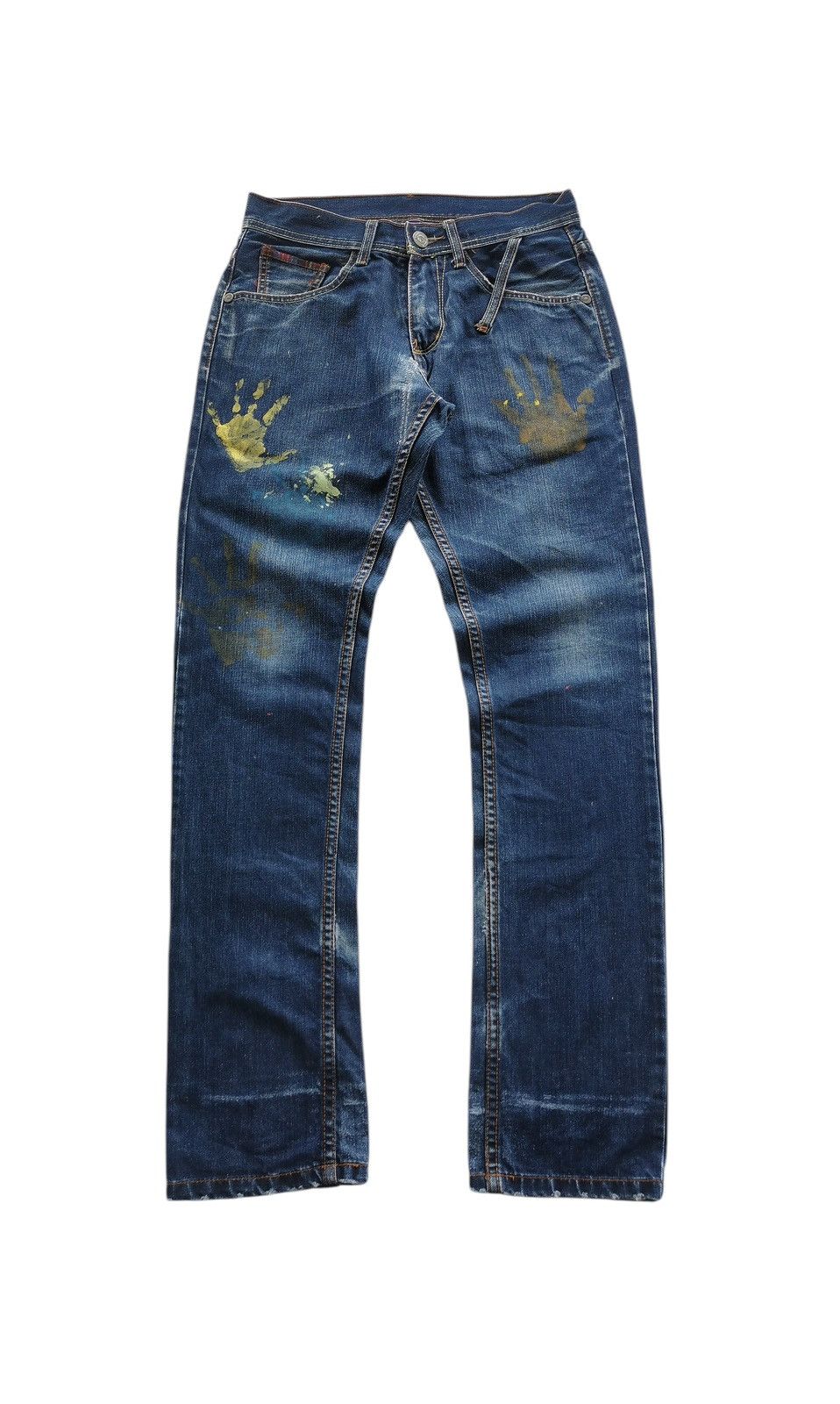 Japanese Brand Joneaa Crazy Leopard Strategy The Art Denim Size US 29 - 1 Thumbnail