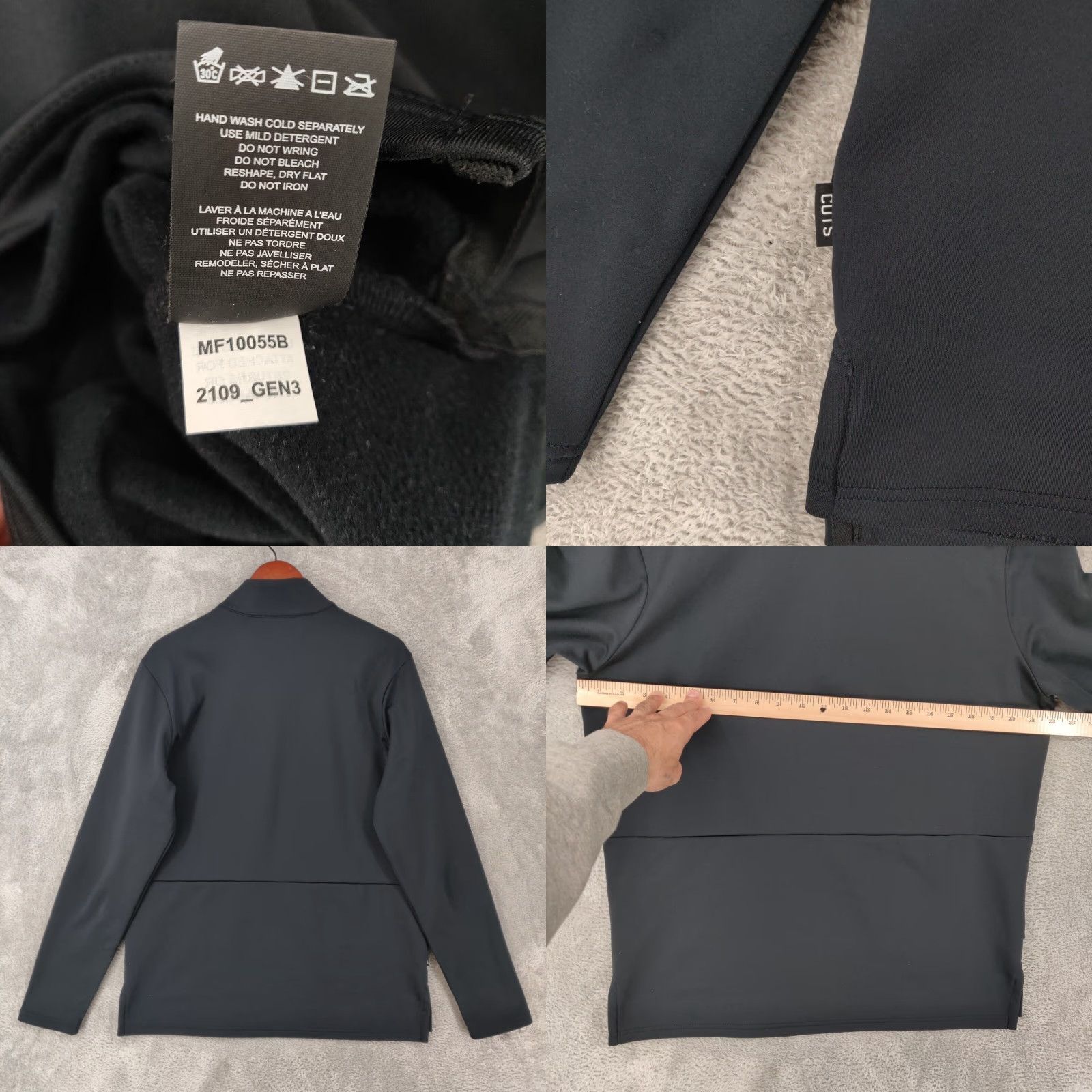 UES Clothing Cuts Clothing Pullover Shirt Mens M Black 1/4 Zip Performance Golf Style: Pullover, Activewear, Casual, Sports 90s? Size US M / EU 48-50 / 2 - 8 Thumbnail
