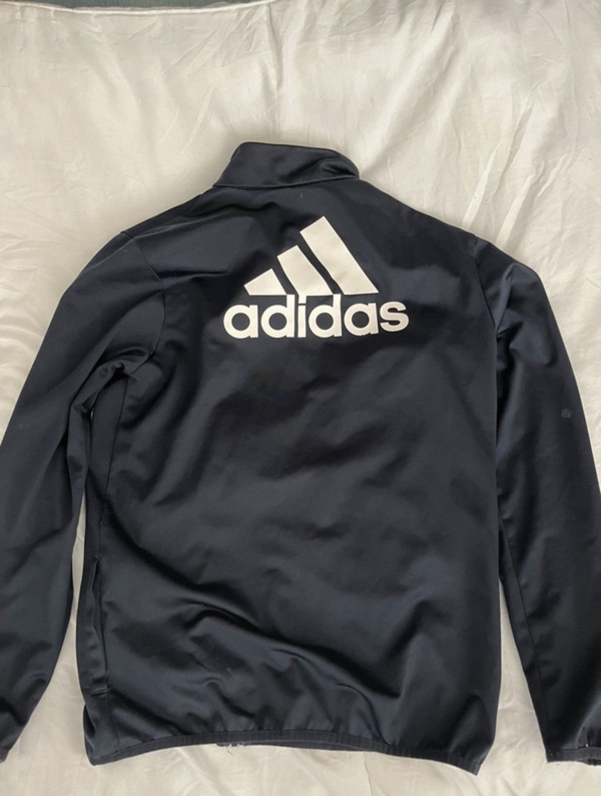 Adidas Navy Blue Adidas Tracksuit Size US 39 - 6 Thumbnail