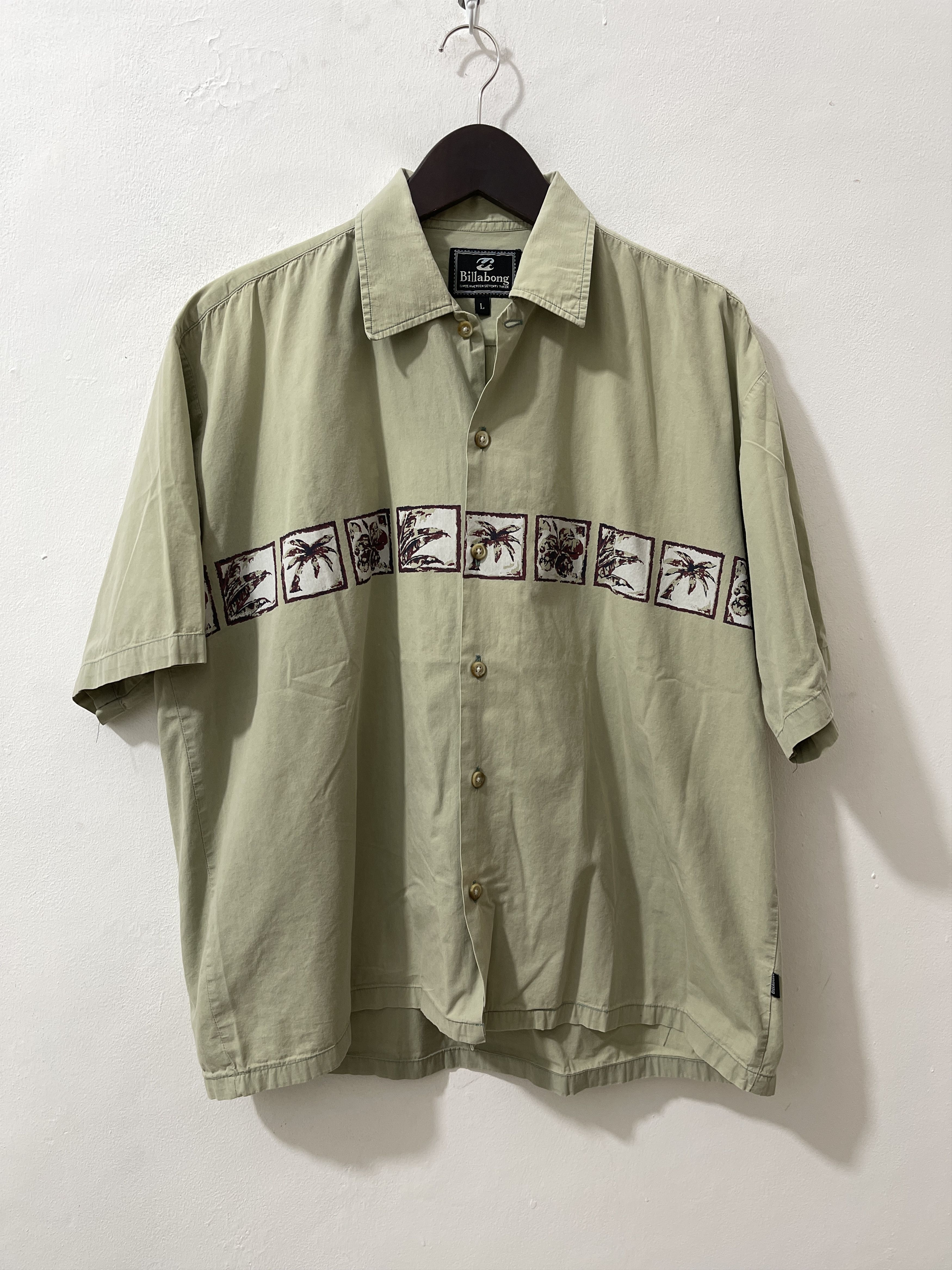 Billabong Vintage Billabong Y2k Beach Art Cropped Shirts Size US L / EU 52-54 / 3 - 1 Thumbnail