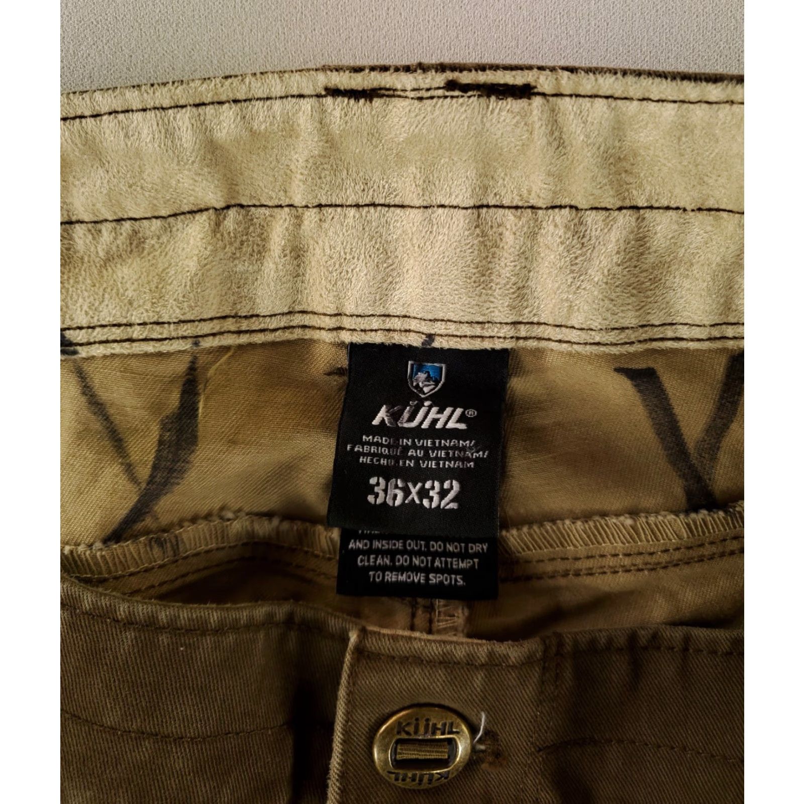 Vintage VINTAGE KÜHL Rydr Pants Brown 36x32 Mens NWT Patina Dye Hiking Brown Size US 36 / EU 52 - 3 Thumbnail
