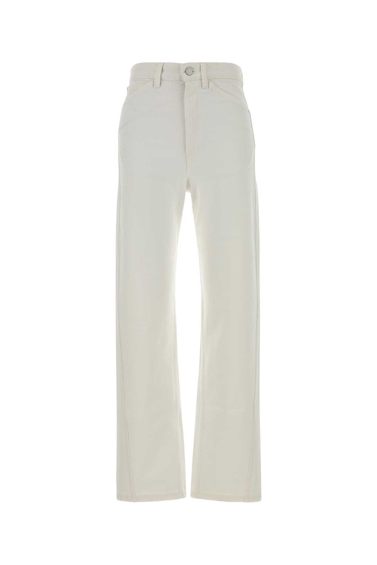 Lemaire White Denim Jeans Size 25" / US 0 / IT 36 - 1 Thumbnail
