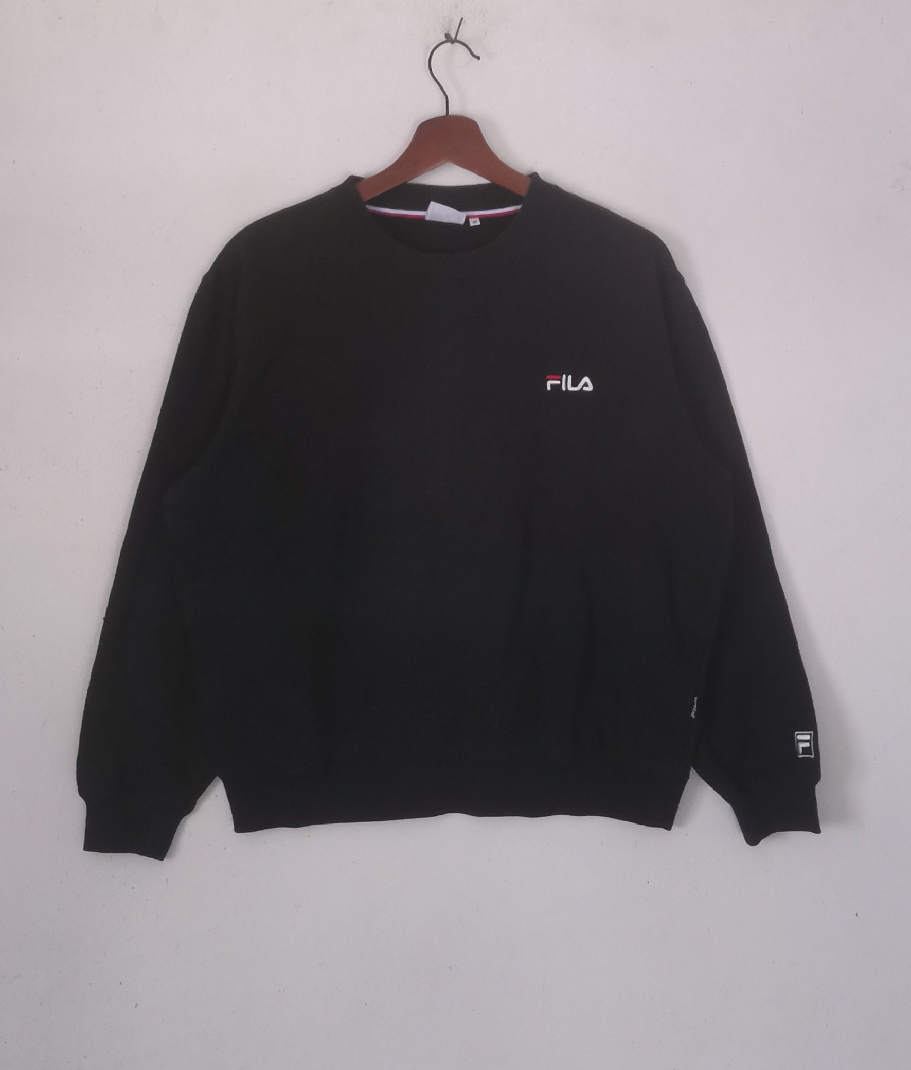 Fila × Vintage Rare vintage FILA sweatshirt black colour Size US M / EU 48-50 / 2 - 1 Thumbnail