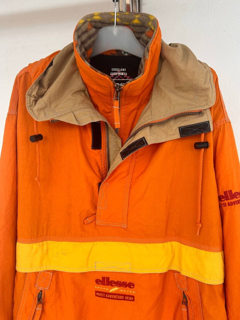 Ellesse × Vintage Orange ellesse anorak vintage. Size US XXL / EU 58 / 5 - 1 Thumbnail