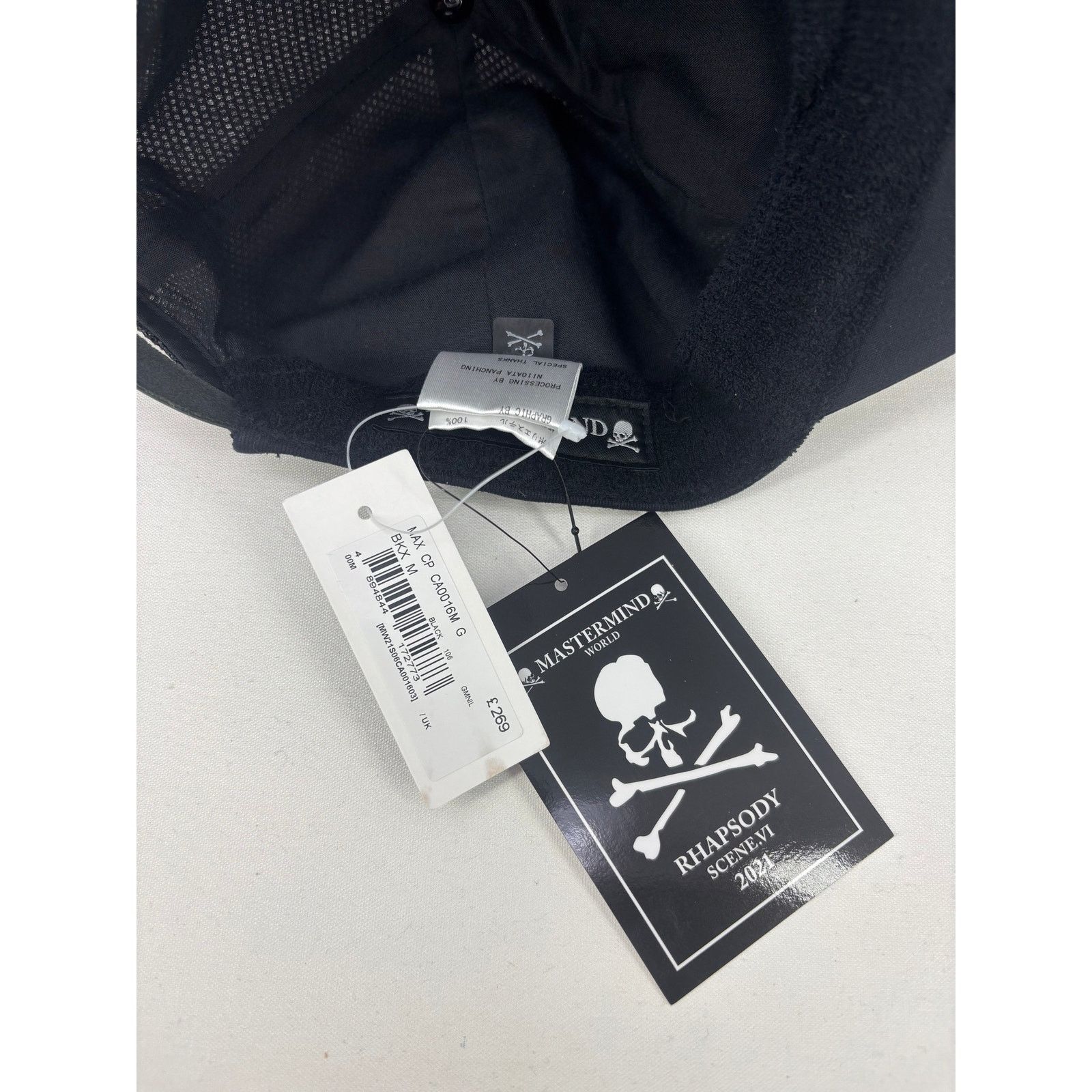 Mastermind Japan Mastermind World 'Max Mastermind' Black Cap Size Medium Size ONE SIZE - 6 Thumbnail