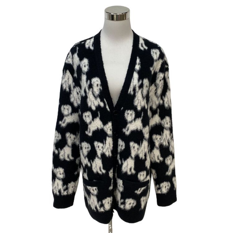 Celine Celine Dog Pattern Wool Blend Cardigan Size M Size M / US 6-8 / IT 42-44 - 1 Thumbnail
