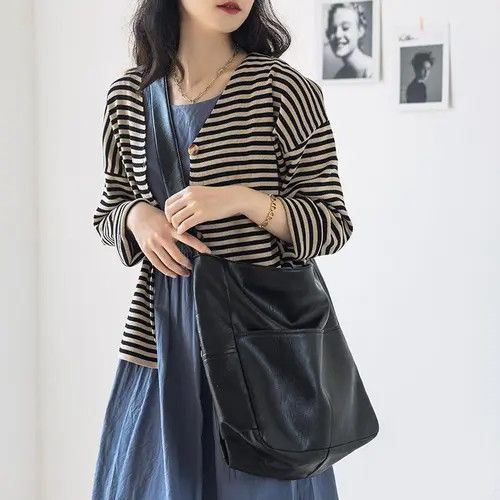 Other Black PU Leather Over Shoulder Bag / Messanger Bag Size ONE SIZE - 7 Thumbnail