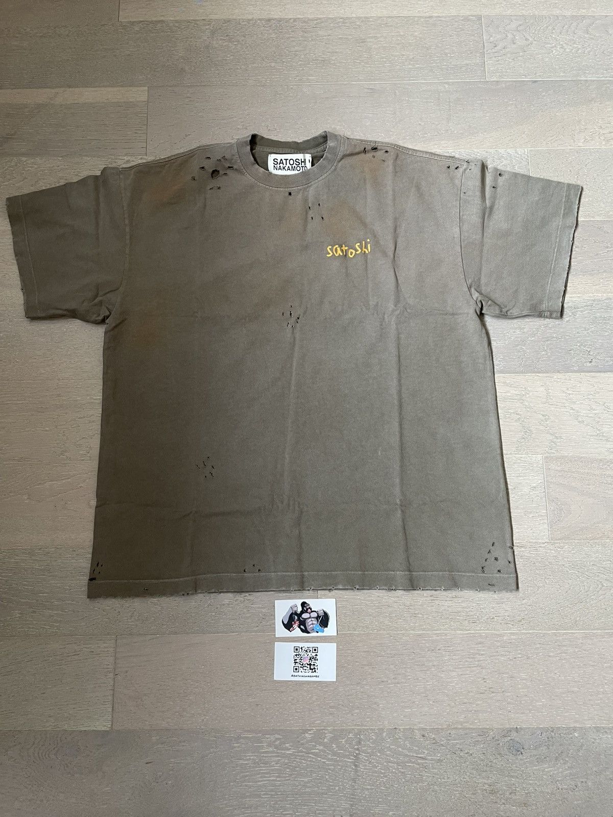 Satoshi Nakamoto Satoshi Nakamoto Chain Stitch Tee Size US L / EU 52-54 / 3 - 2 Thumbnail