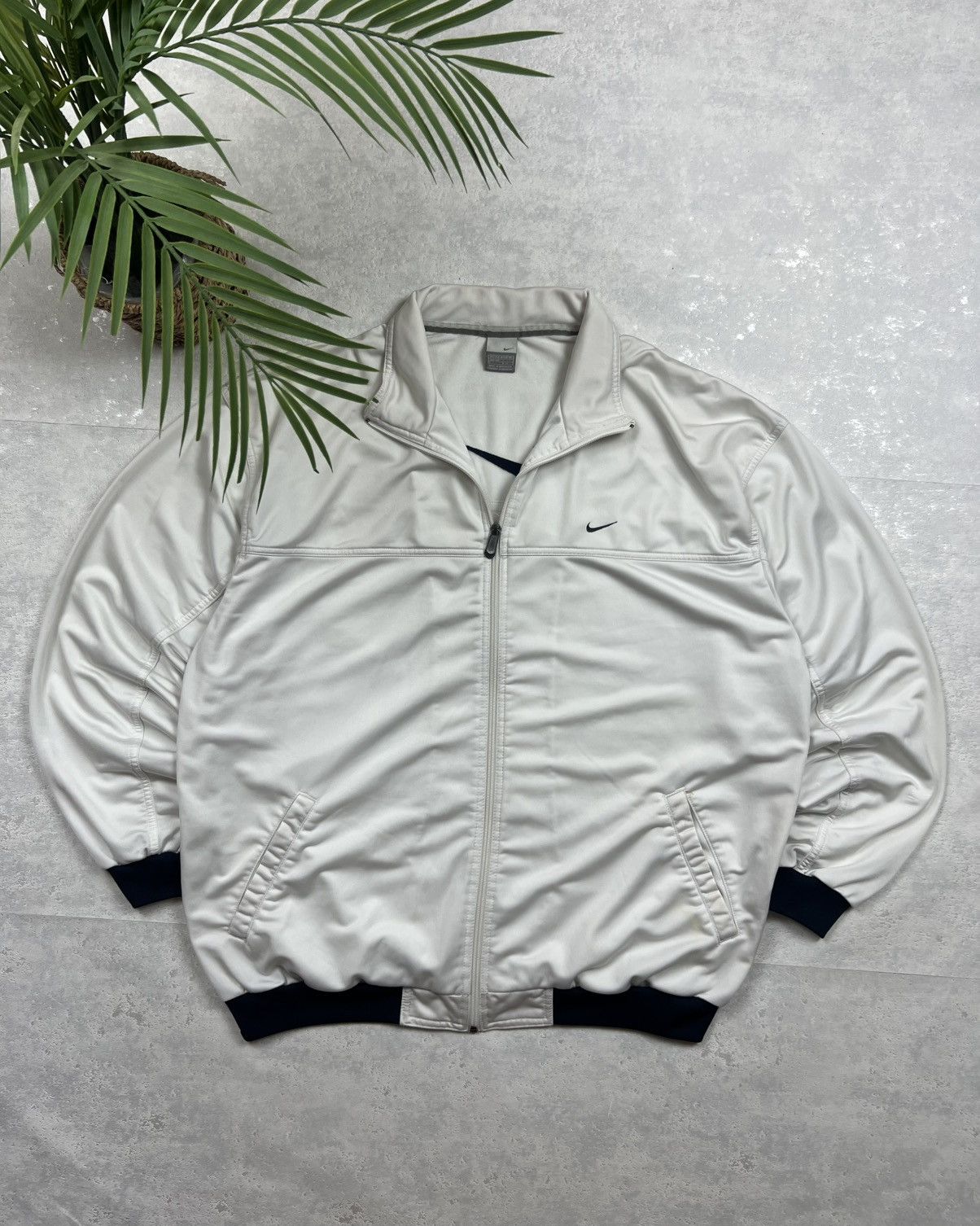 Nike 90s Nike Double Swoosh Vintage Y2K Oversized Track Jacket Size US XL / EU 56 / 4 - 2 Thumbnail