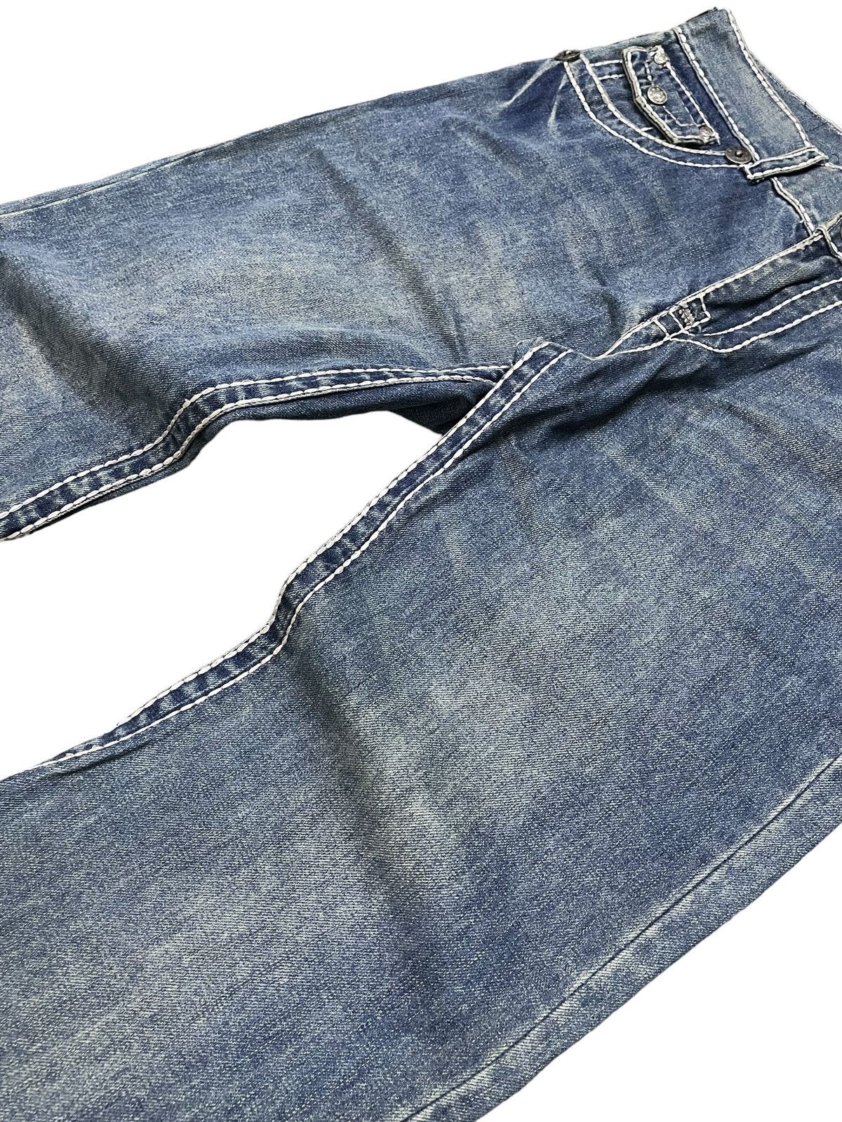 20471120 291251 Laboratory Heavy Stitch Flared Jeans Size US 32 / EU 48 - 5 Thumbnail