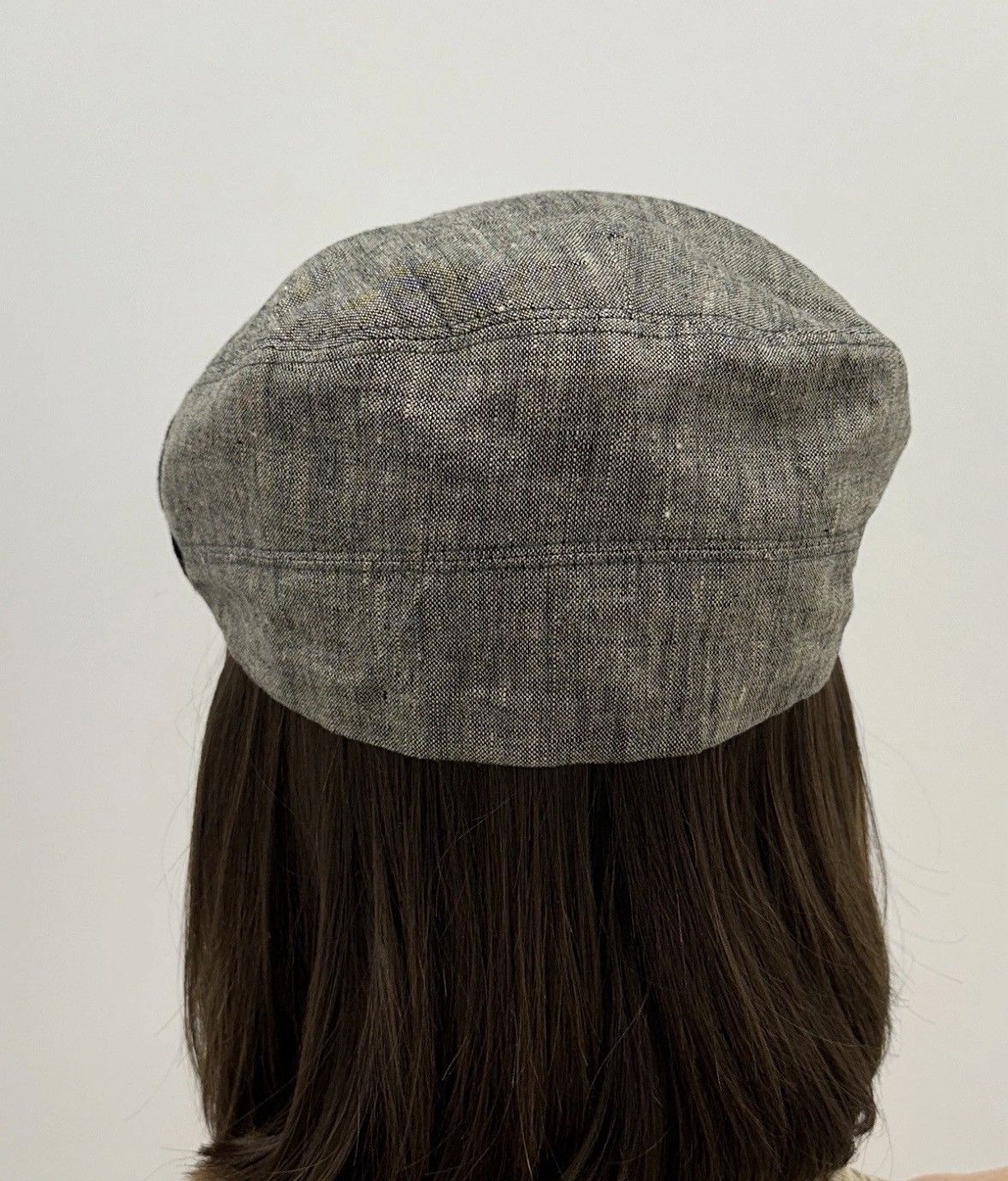 Vintage Bitte Kai Rand Linen Newsboy Cap Hat y2k Size 57 Size ONE SIZE - 6 Thumbnail