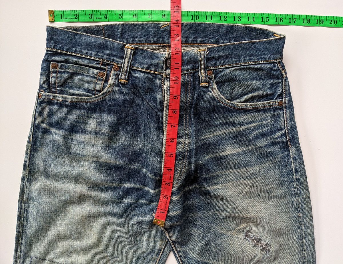 Evisu Evisu daicock distressed selvedge custom jeans Size US 31 - 7 Thumbnail