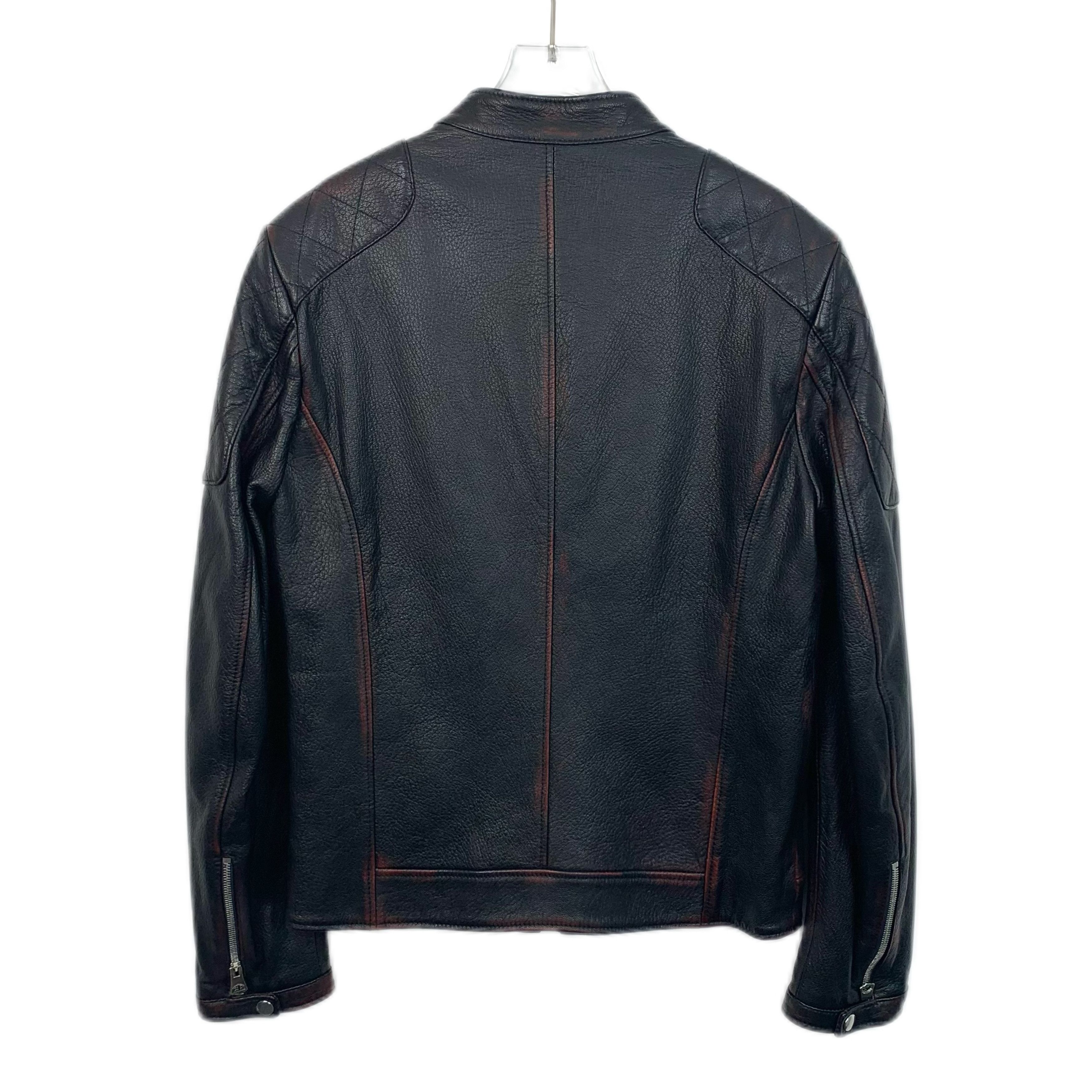 Dolce & Gabbana Dolce & Gabbana Black Lambskin Zip Leather Jacket (Size M) Size US M / EU 48-50 / 2 - 7 Thumbnail