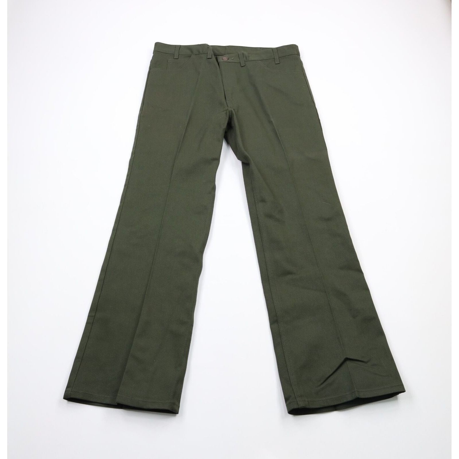 Vintage Vintage 70s Streetwear Distressed Wide Leg Bell Bottoms Size US 38 / EU 54 - 1 Thumbnail