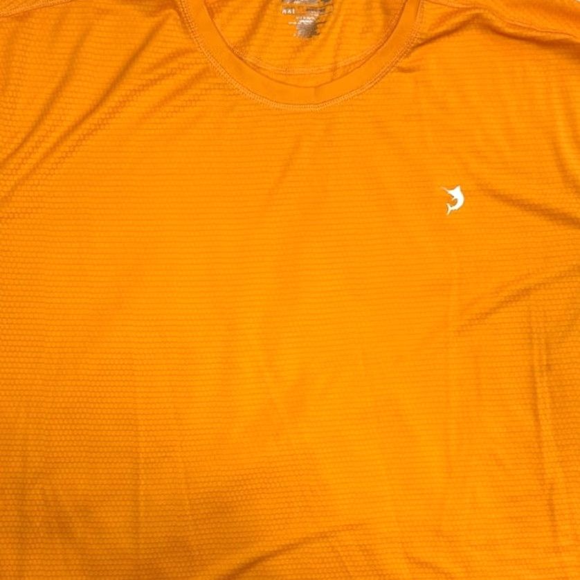 Vintage VINTAGE Reel Legends Freeline Solid Short Sleeve Performance Fishing Shirt XXL 2XL Orange Mens Shirt 2XL 26" armpit- armpit 30" hem Size US XXL / EU 58 / 5 - 3 Thumbnail