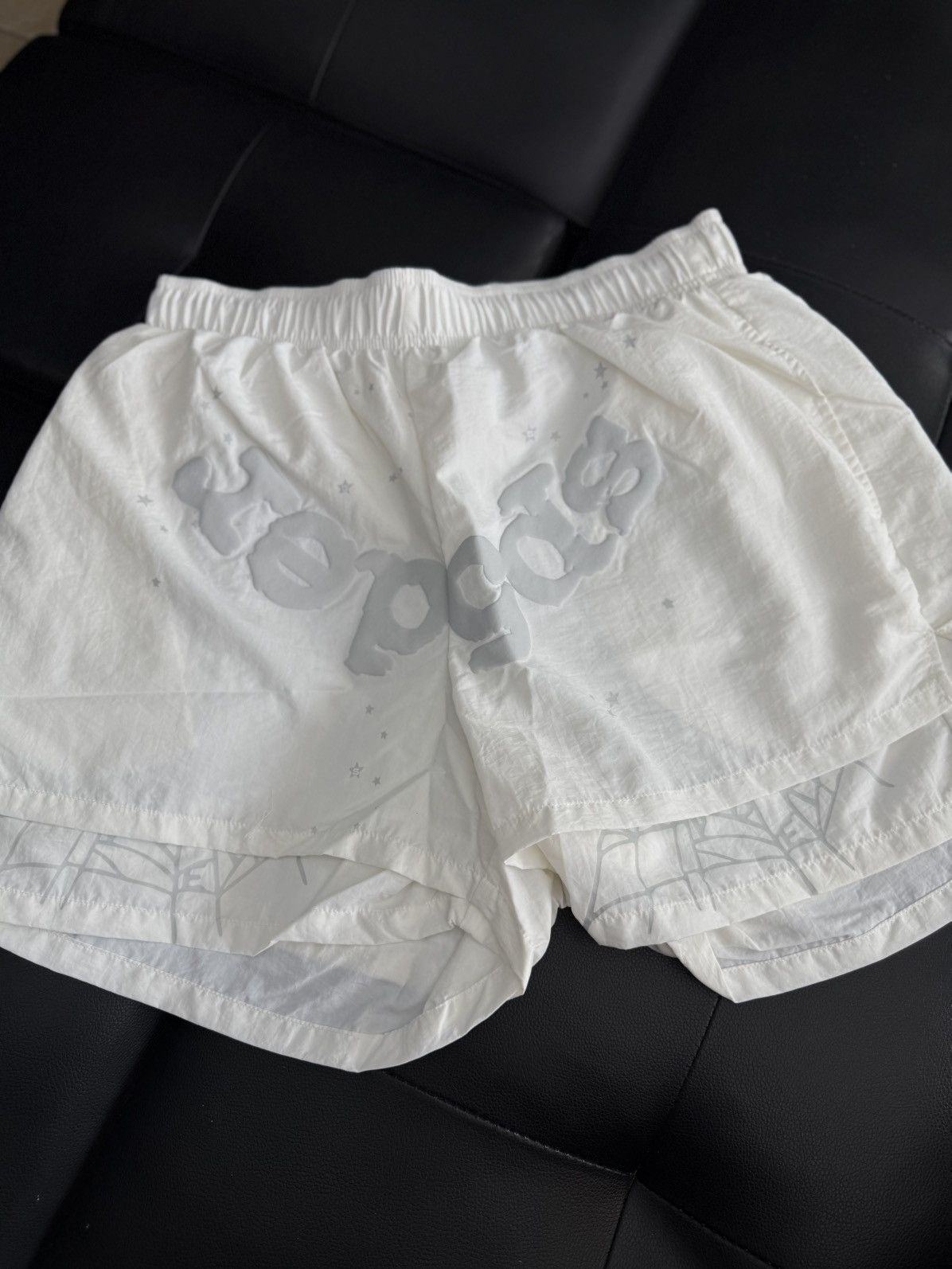 Sp5der Sp5der White Web Shorts Size (M) Brand New Size US 30 / EU 46 - 1 Thumbnail