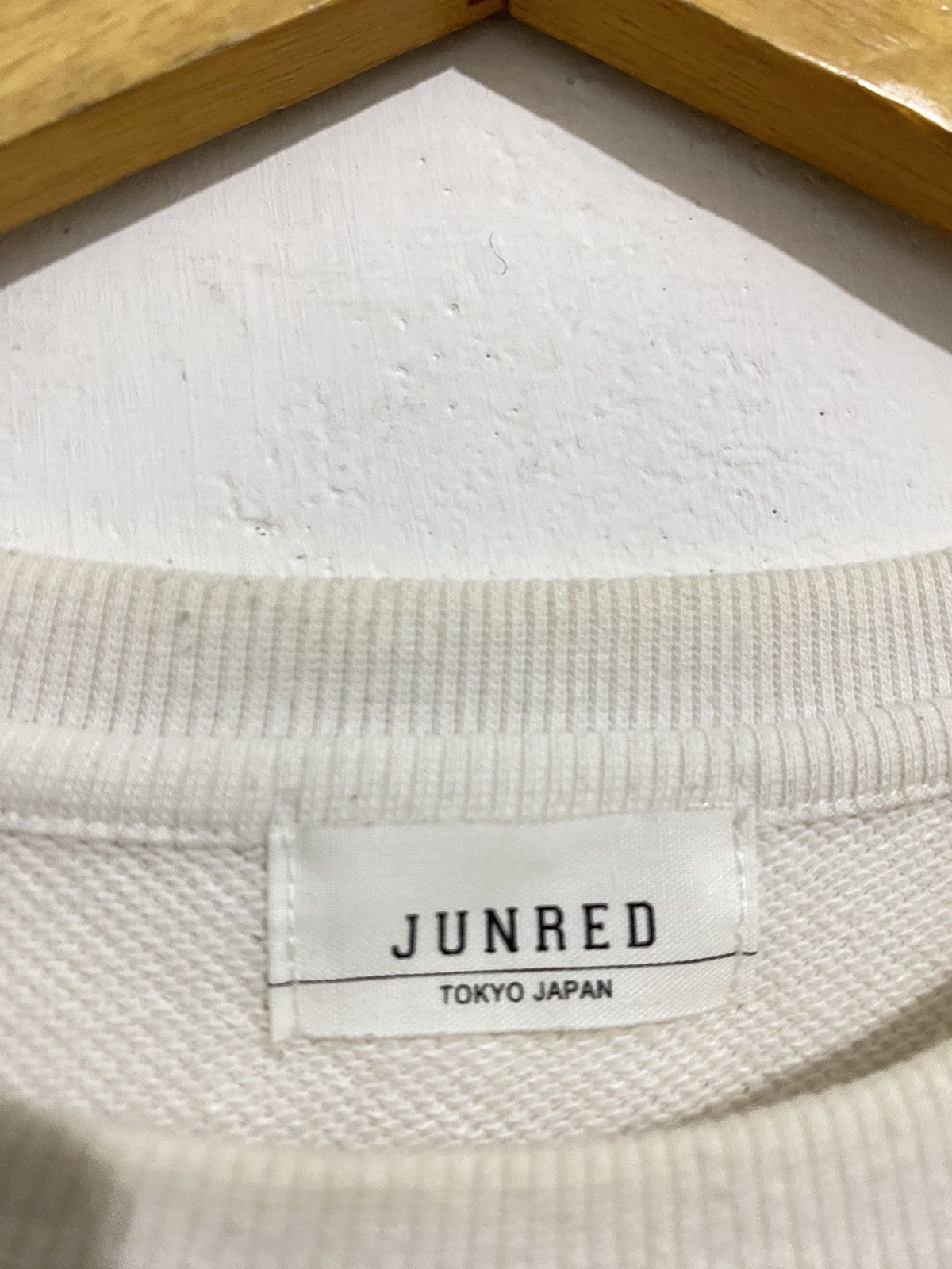 Issey Miyake Jun Red Japanese Waffle Hybrid Sweatshirt AA0077 Size US M / EU 48-50 / 2 - 5 Thumbnail