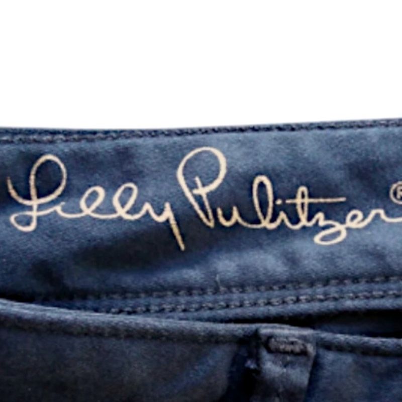 Lilly Pulitzer Lilly Pulitzer Navy Blue Jeans | Size 00 Size 24" / US 00 / IT 34 - 4 Thumbnail