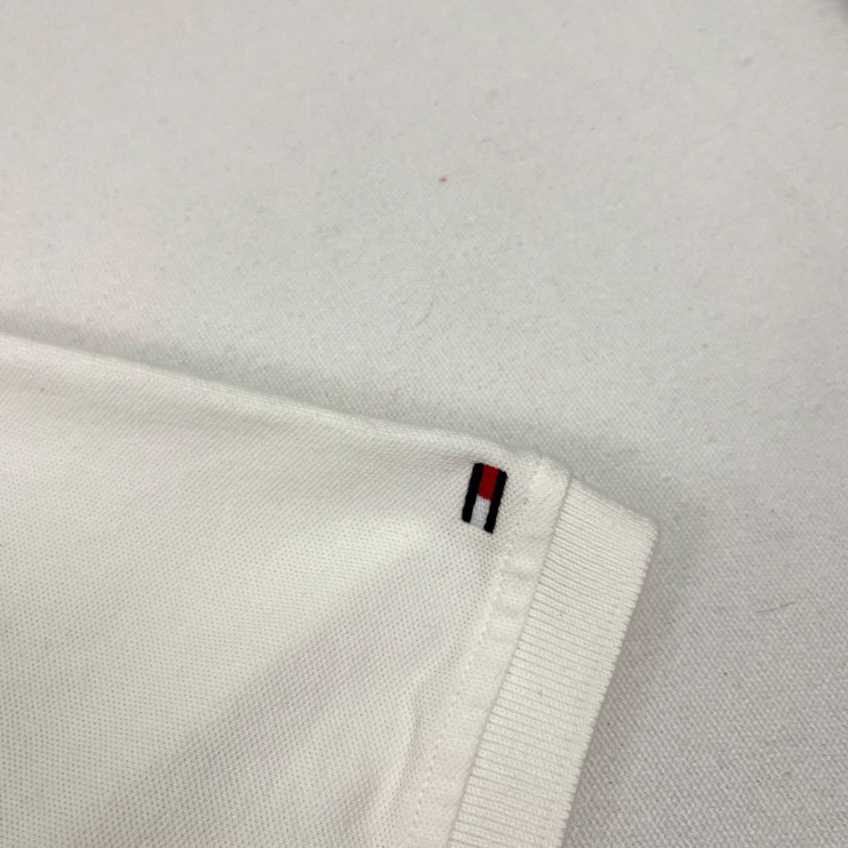 Tommy Hilfiger Tommy Hilfiger Polo Shirt Mens 3XL Slim Fit White Blue Striped Preppy Casual Shirt Regular Size Mens Size US XXL / EU 58 / 5 - 3 Thumbnail