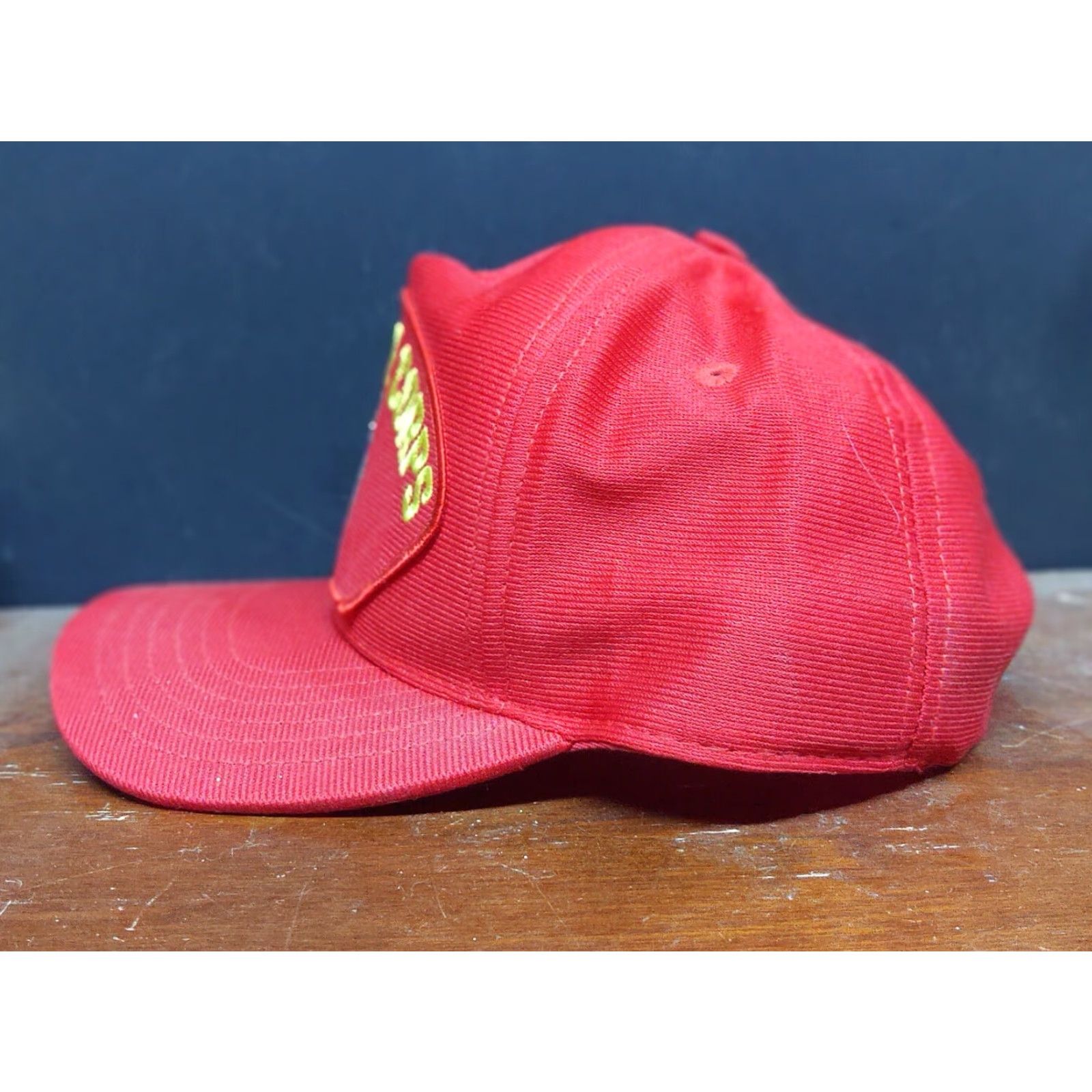 Vintage VINTAGE Eagle Crest USMC Marines Red Snap Back Hat Eagle Crest Size ONE SIZE - 3 Thumbnail