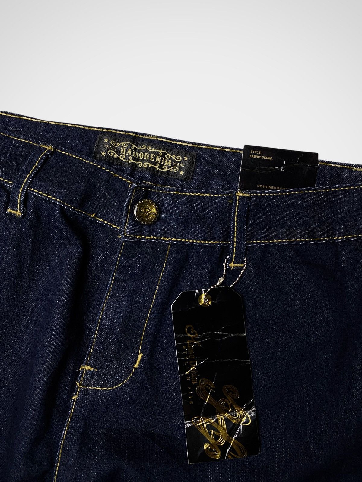 Le Grande Bleu (L.G.B.) Hamo Denim Laced up Flared Jeans Size US 31 - 4 Thumbnail