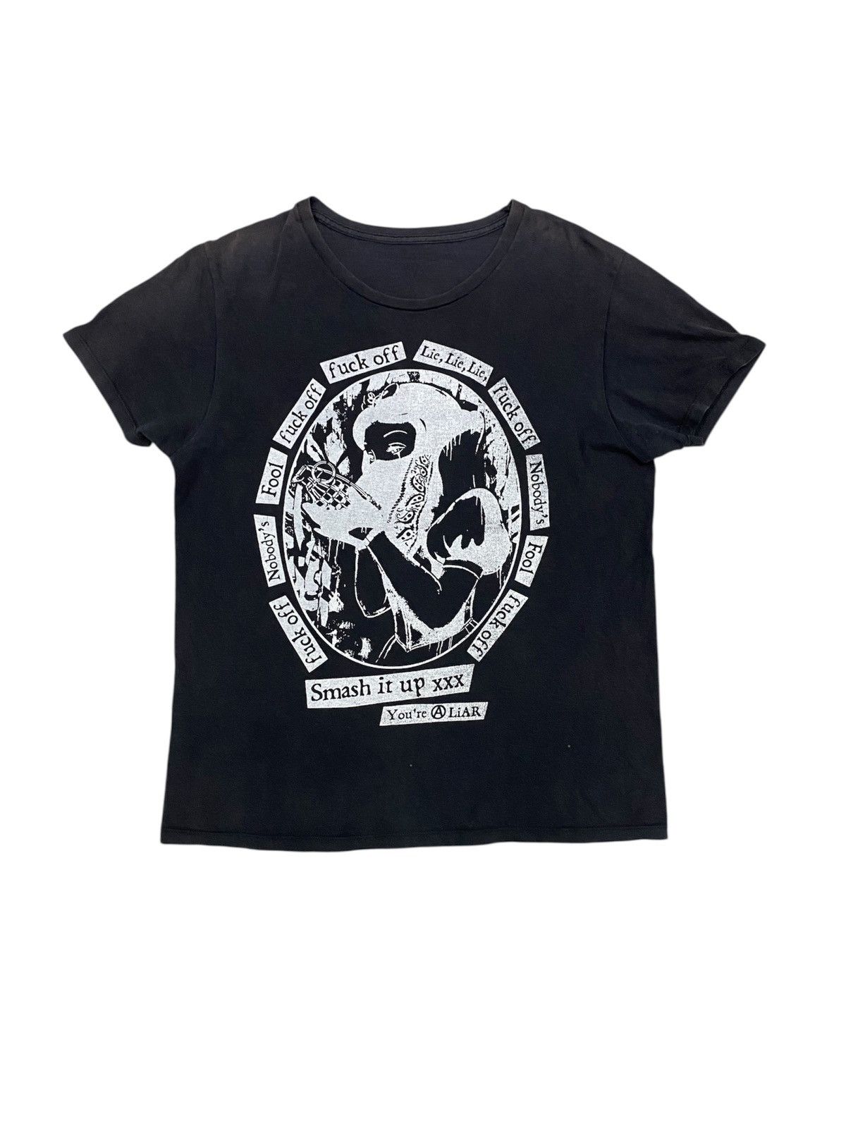 Hysteric Glamour 2000s Electrical Brigade Sex Punk Riot Pinup bom tee Size US M / EU 48-50 / 2 - 1 Thumbnail