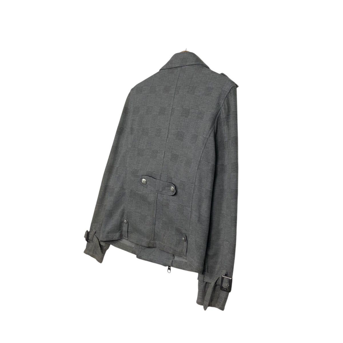 Japanese Brand 📌Cropped Biker Jacket Double Collar Pincponc Size US M / EU 48-50 / 2 - 11 Thumbnail