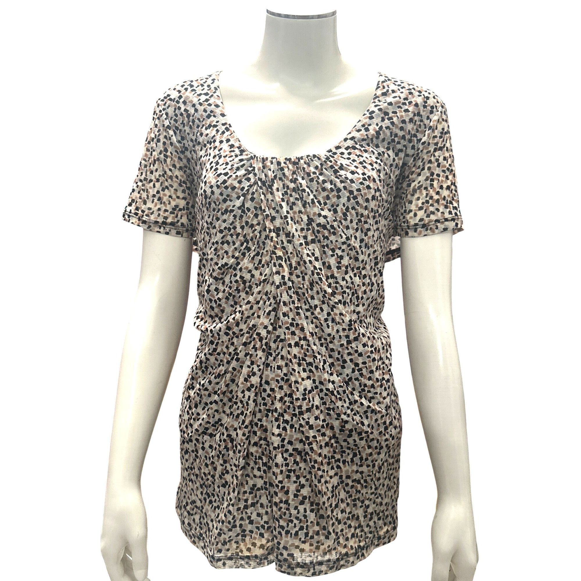 Other 212 Collection Pixel Print Ruched Front Tunic Blouse Short S Size XL / US 12-14 / IT 48-50 - 2 Thumbnail
