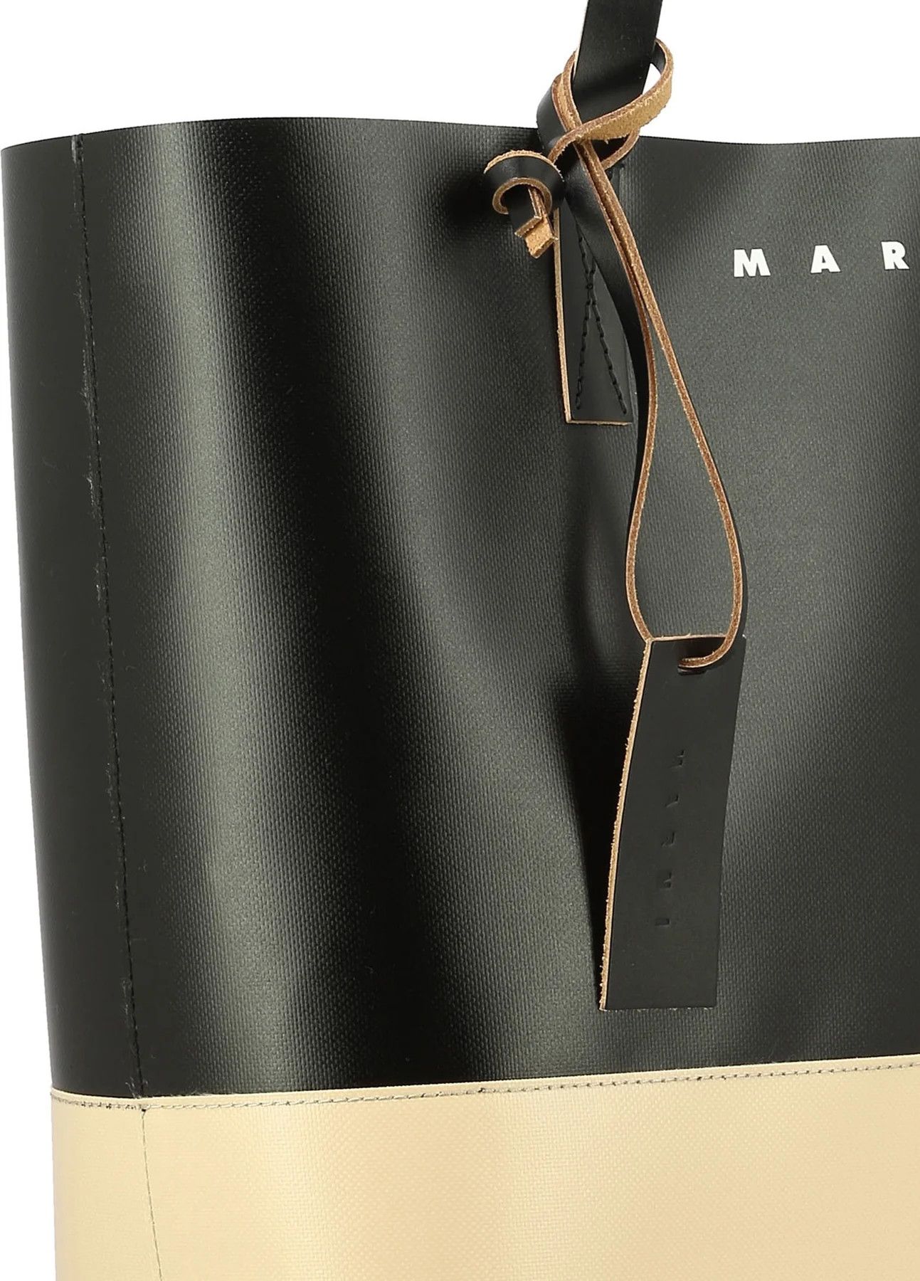 Marni o1s22i1n0924 Size: OS / Tribeca Tote Bag in Black/Beige Size ONE SIZE - 4 Thumbnail