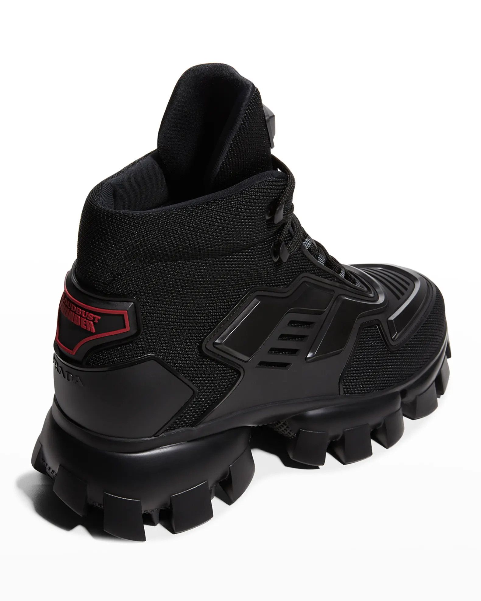 Prada o1w1db11123 High-Top Sneakers in Nero Size US 11 / EU 44 - 5 Thumbnail