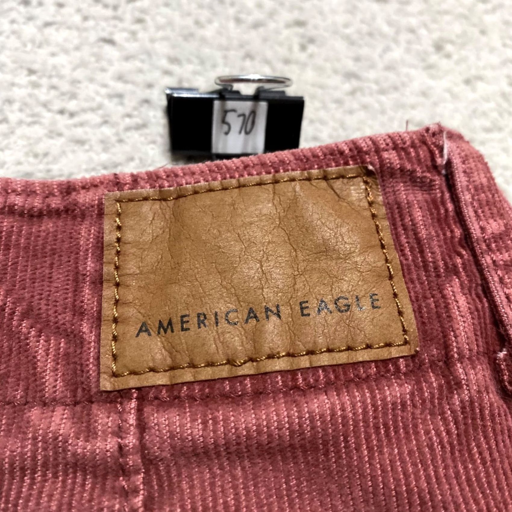 American Eagle Outfitters American Eagle Outfitters Skirt Womens 2 Red Corduroy Mini Stretch Pockets Front Button Casual Preppy Shorts Womens Size 26" / US 2 / IT 38 - 8 Thumbnail