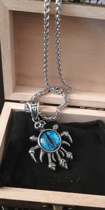 Other Dragon Eyes Pendant Accessories Necklace Gifts Size ONE SIZE - 2 Thumbnail