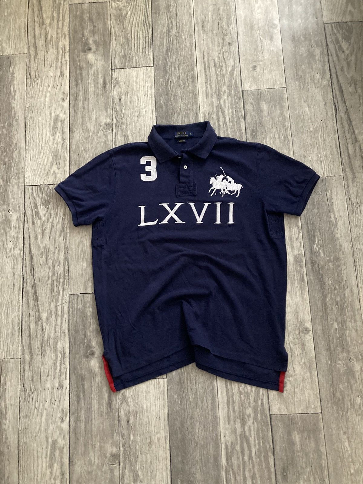 Polo Ralph Lauren × Vintage Vintage Ralph Lauren polo t-shirt tee chief keef XL Y2k drip Size US XL / EU 56 / 4 - 2 Thumbnail