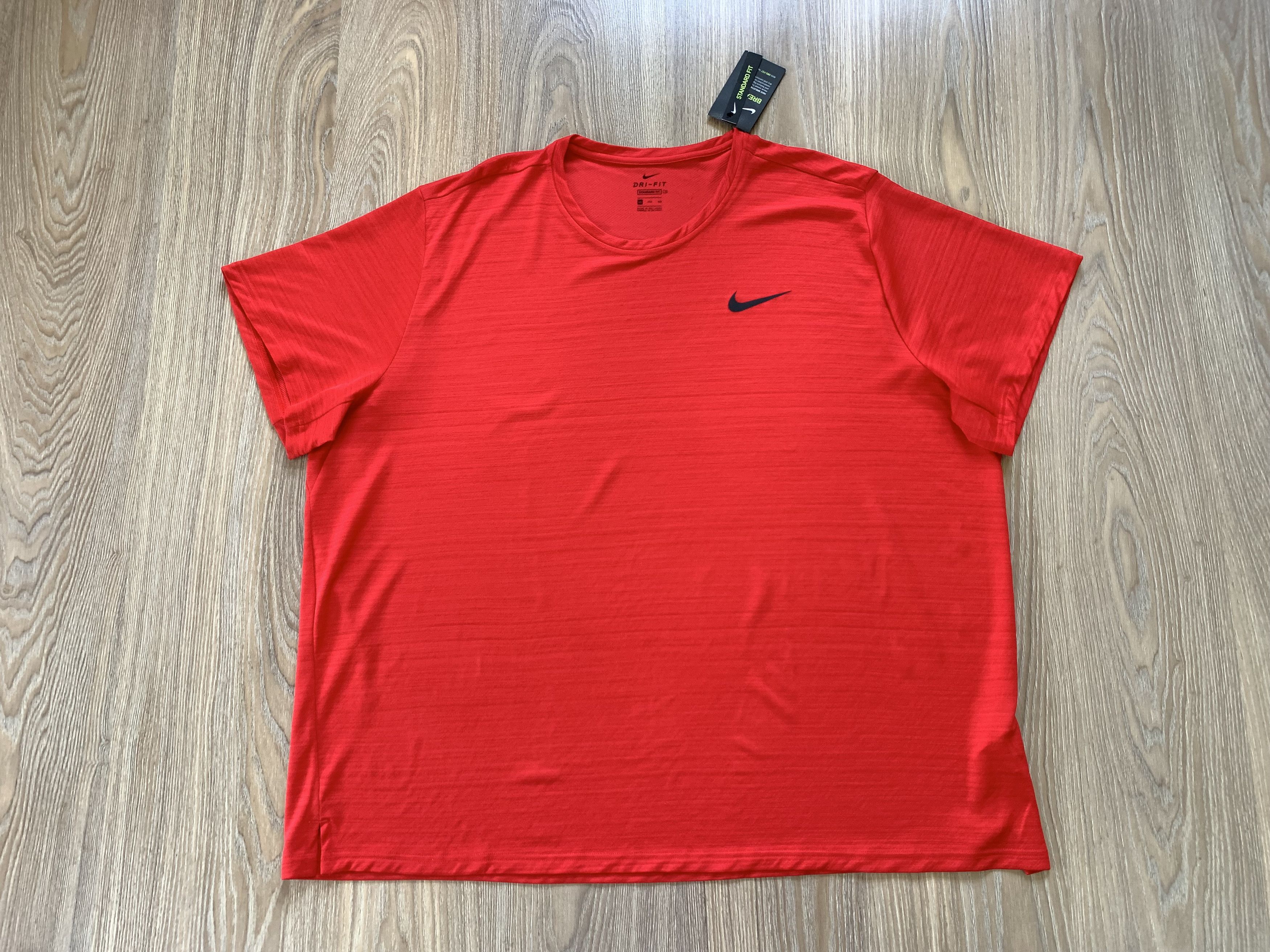 Nike Nike Standard Fit Red Sport T Shirt Size US XXL / EU 58 / 5 - 2 Thumbnail