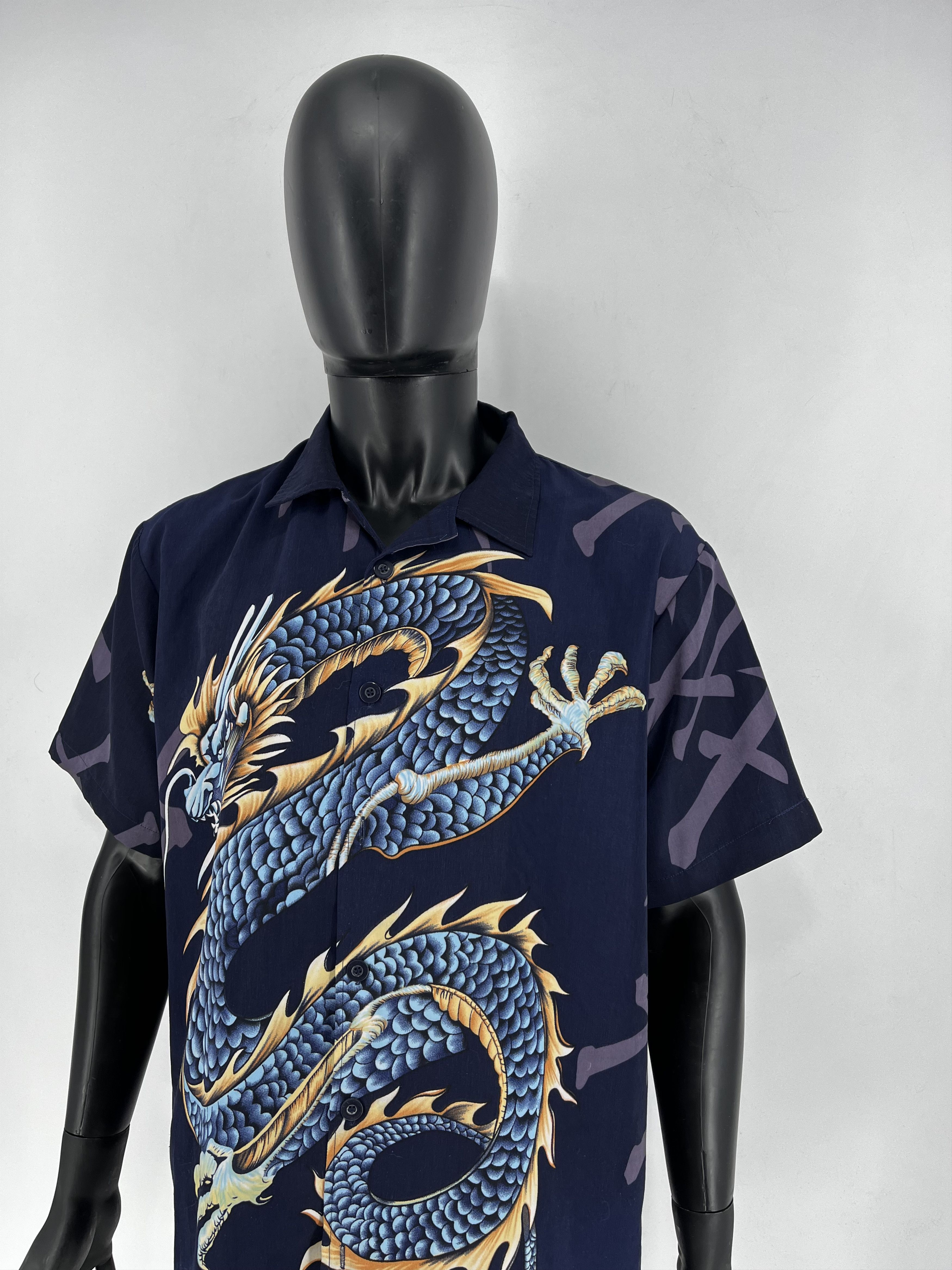 Vintage Y2K vintage Hawaiian Shirt Big logo Dragon Size US M / EU 48-50 / 2 - 8 Thumbnail