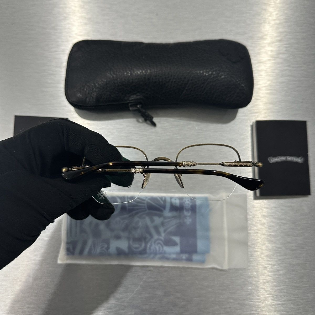 Chrome Hearts CHROME HEARTS FROSTED EYEGLASSES Size ONE SIZE - 4 Thumbnail