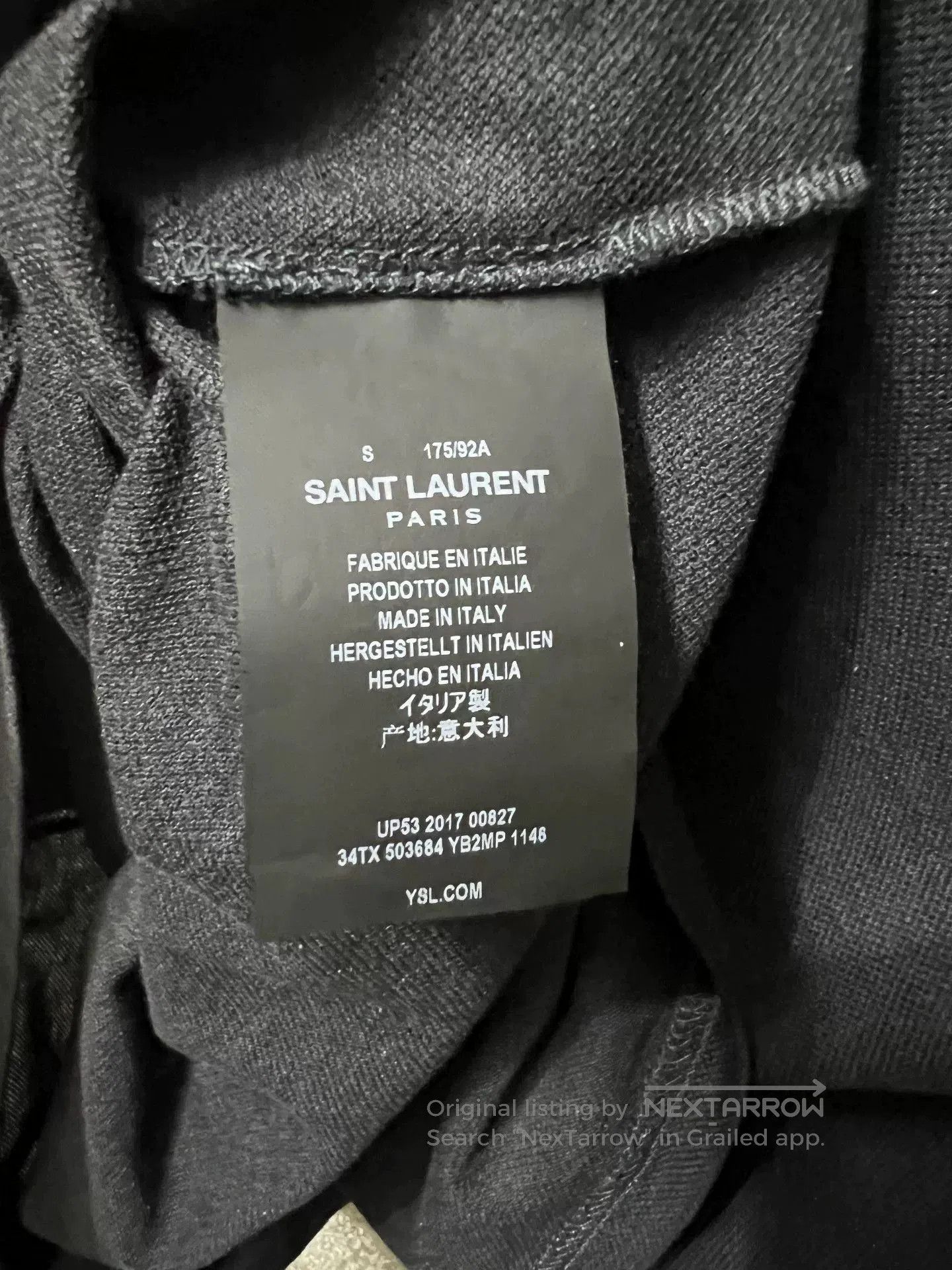 Saint Laurent Paris Saint Laurent Men's Casual Polo Shirt. Size US S / EU 44-46 / 1 - 6 Thumbnail