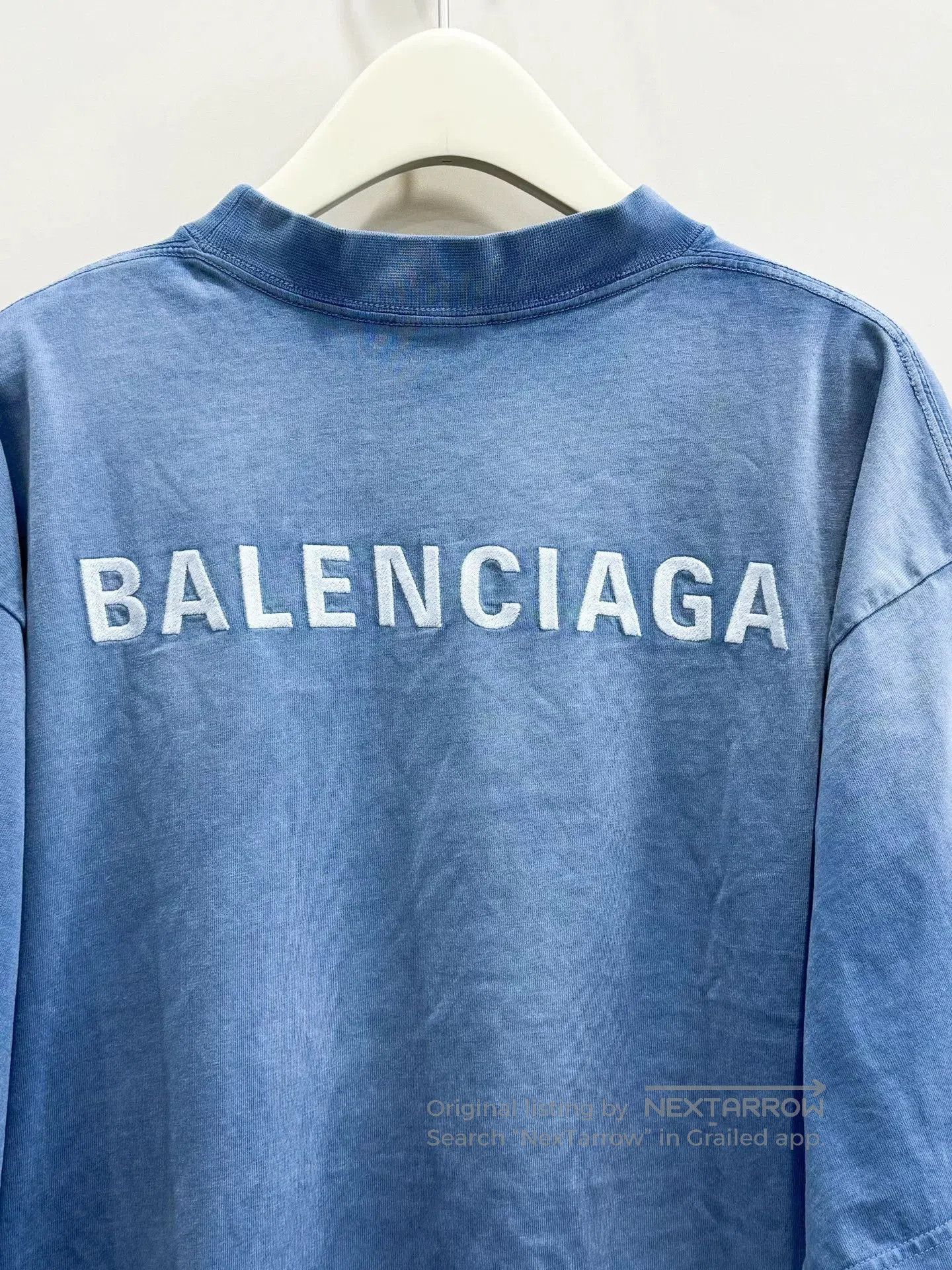 Balenciaga Balenciaga Gradient Logo Short Sleeve T-Shirt. Size S / US 4 / IT 40 - 5 Thumbnail