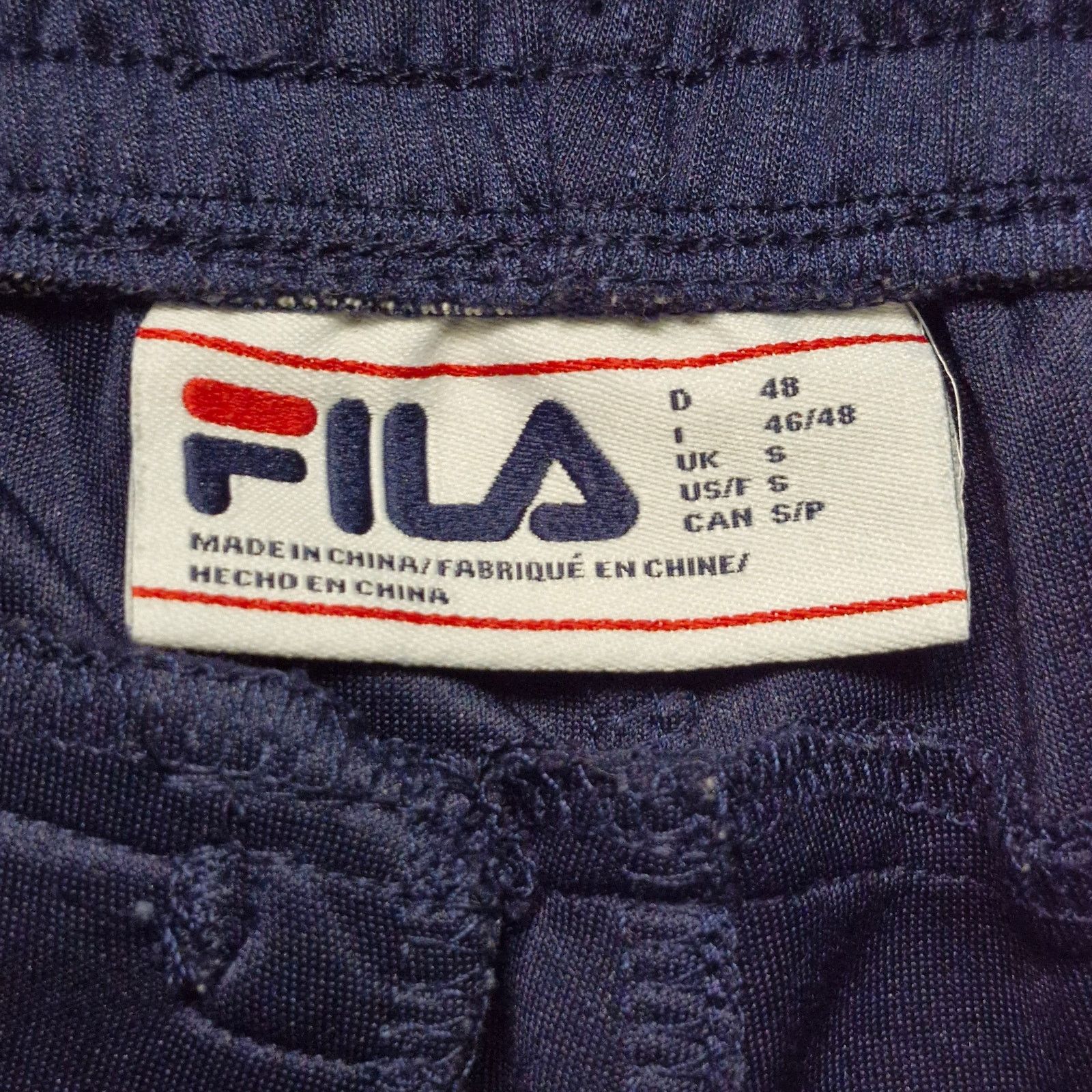 Fila FILA Men’s Navy Blue Basketball Pants Size Small Sweat Pants Size US 28 / EU 44 - 3 Thumbnail