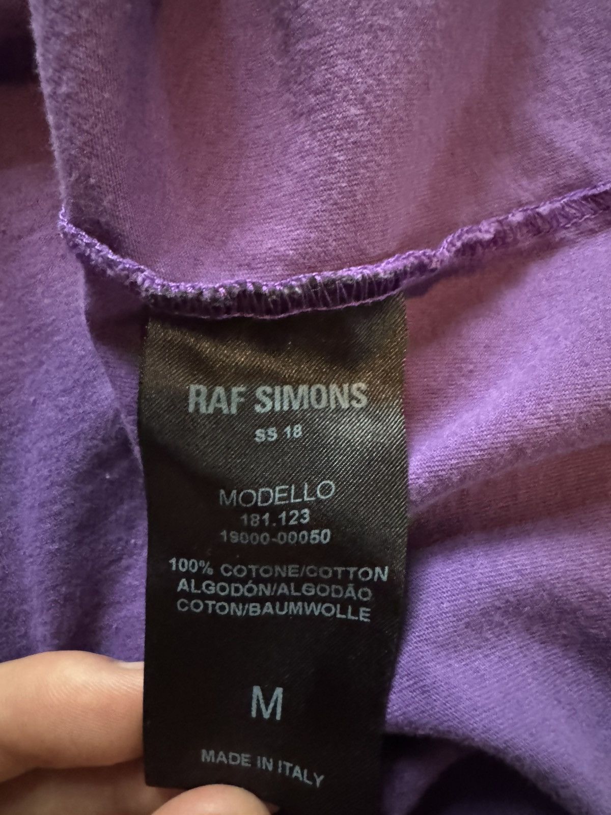 Raf Simons Raf Simmons SS18 T shirt Size US M / EU 48-50 / 2 - 5 Thumbnail