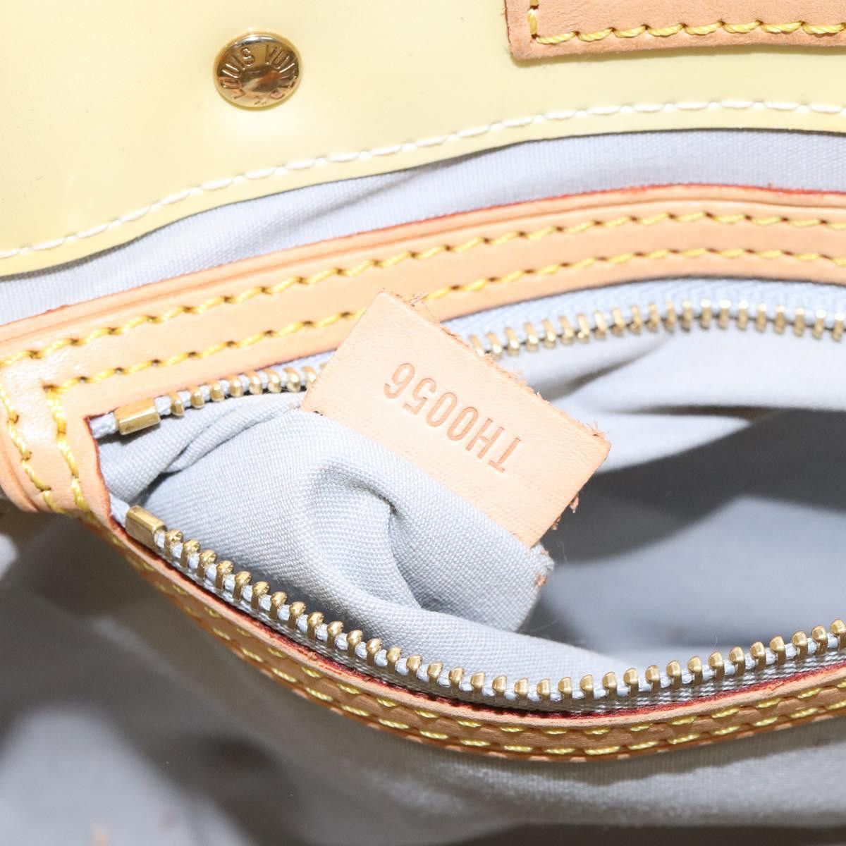 Louis Vuitton LOUIS VUITTON Monogram Vernis Reade PM Hand Bag Perle M91336 Size ONE SIZE - 12 Thumbnail