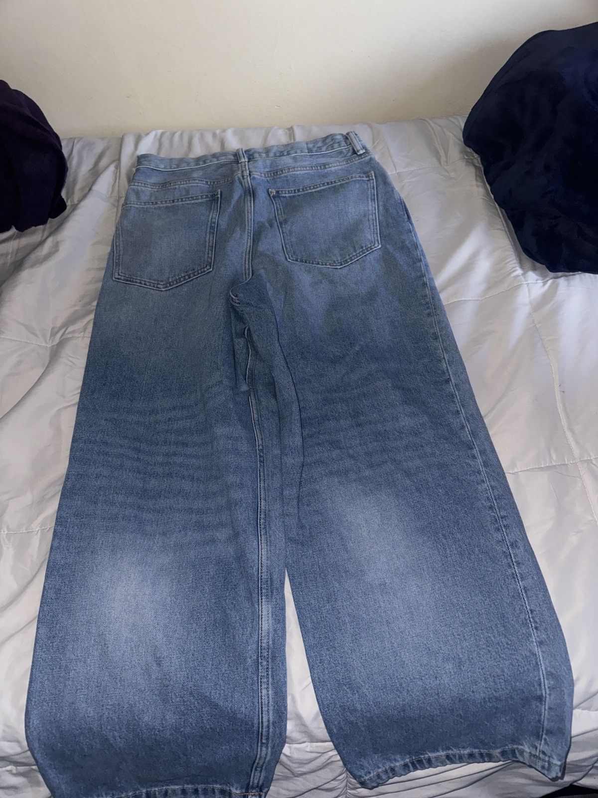 H&M HNM Baggy Jeans 32x30 Never worn Size US 32 / EU 48 - 3 Thumbnail