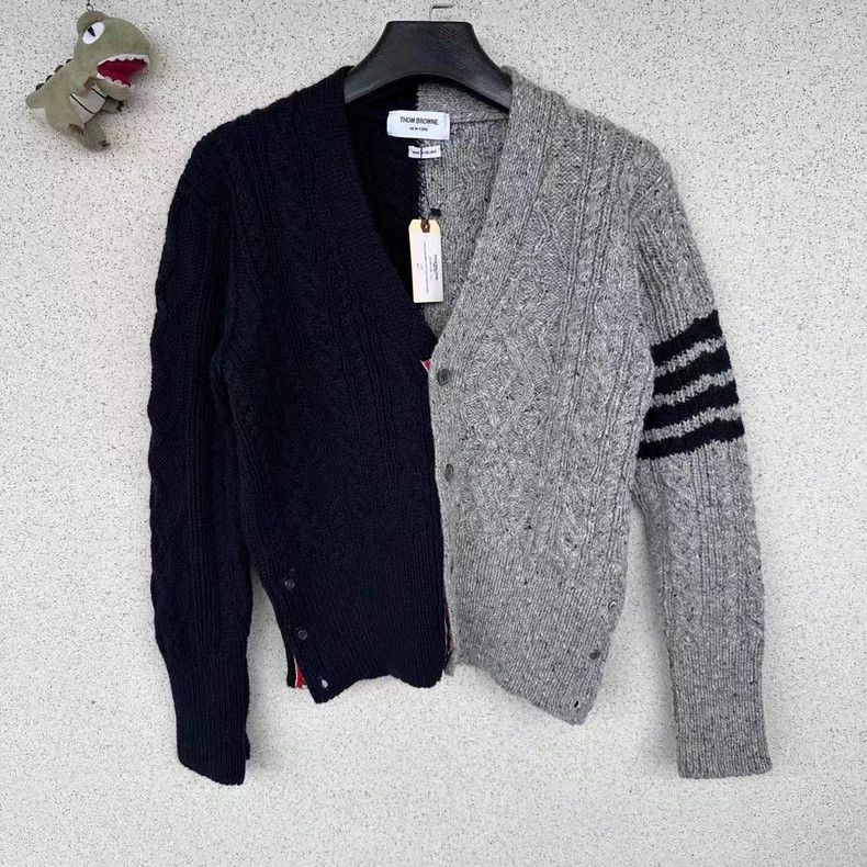 Thom Browne Thom Browne Yin-Yang patchwork sweater Size US L / EU 52-54 / 3 - 2 Thumbnail
