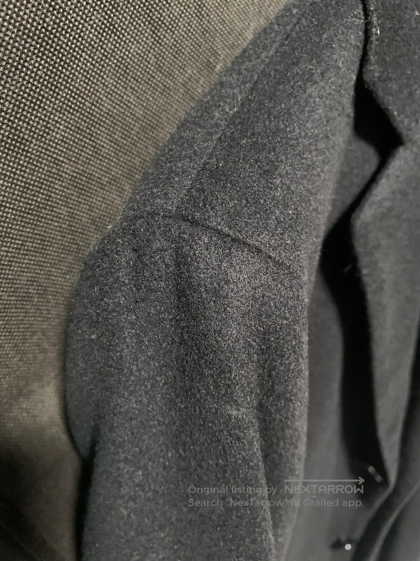 Ring Jacket black cashmere wool blend coat size 46. Size US L / EU 52-54 / 3 - 5 Thumbnail