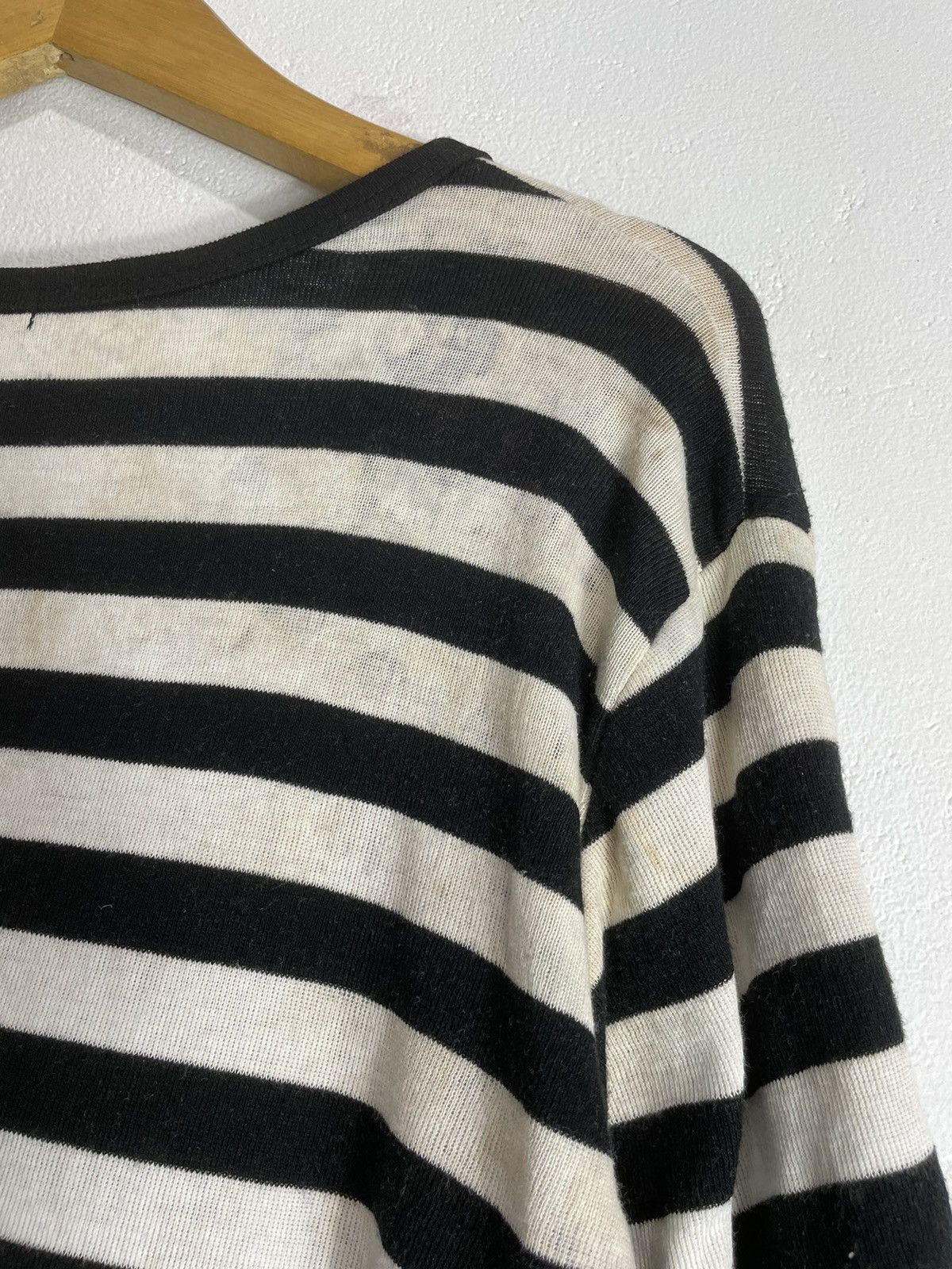 Hysteric Glamour Cornflake double layer stripe longsleeve travis scott style Size L / US 10 / IT 46 - 7 Thumbnail