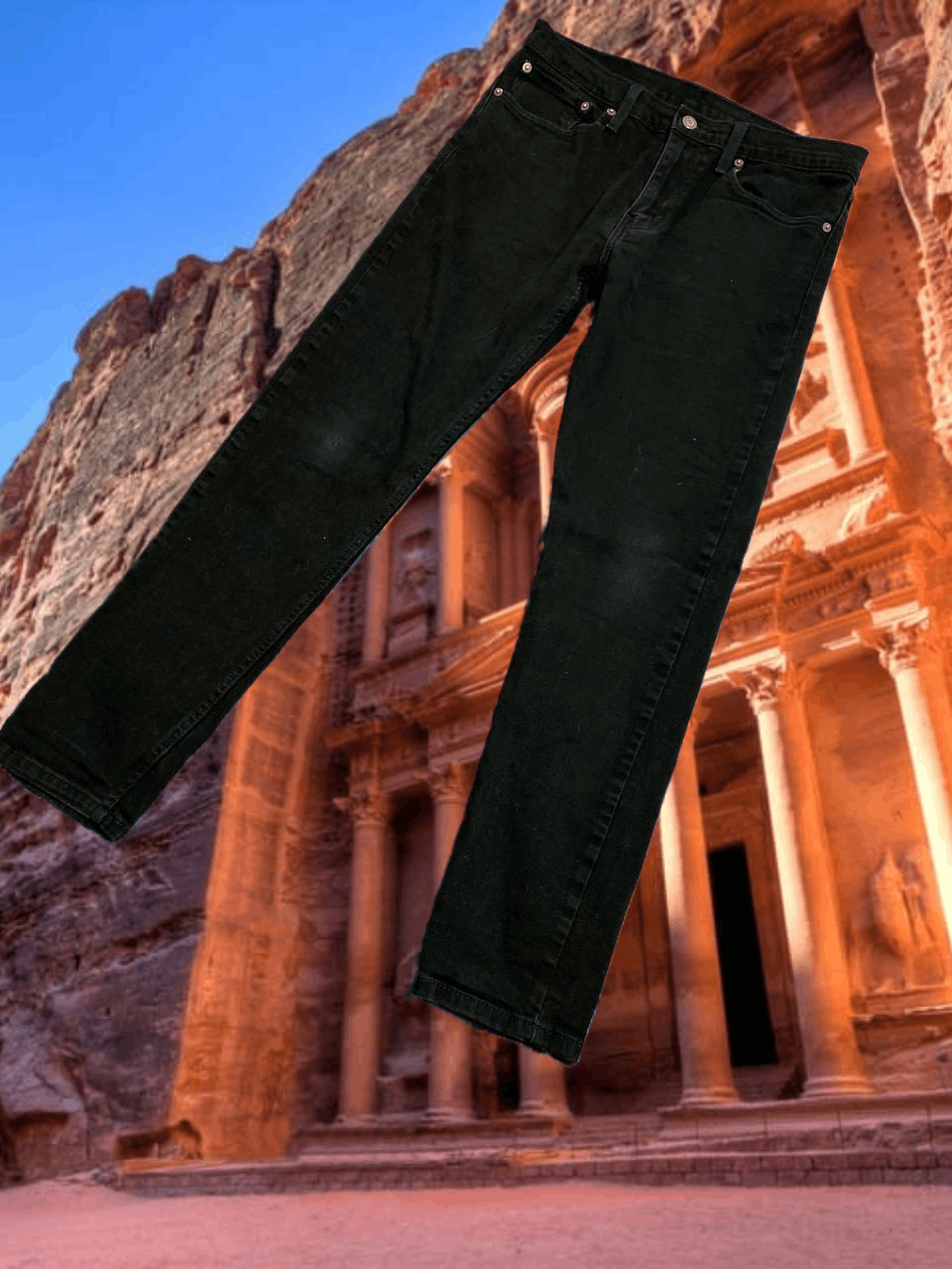 Levi's black jeans pants w32 Y2K Levi's 512 vintage streetwear Size US 32 / EU 48 - 1 Thumbnail