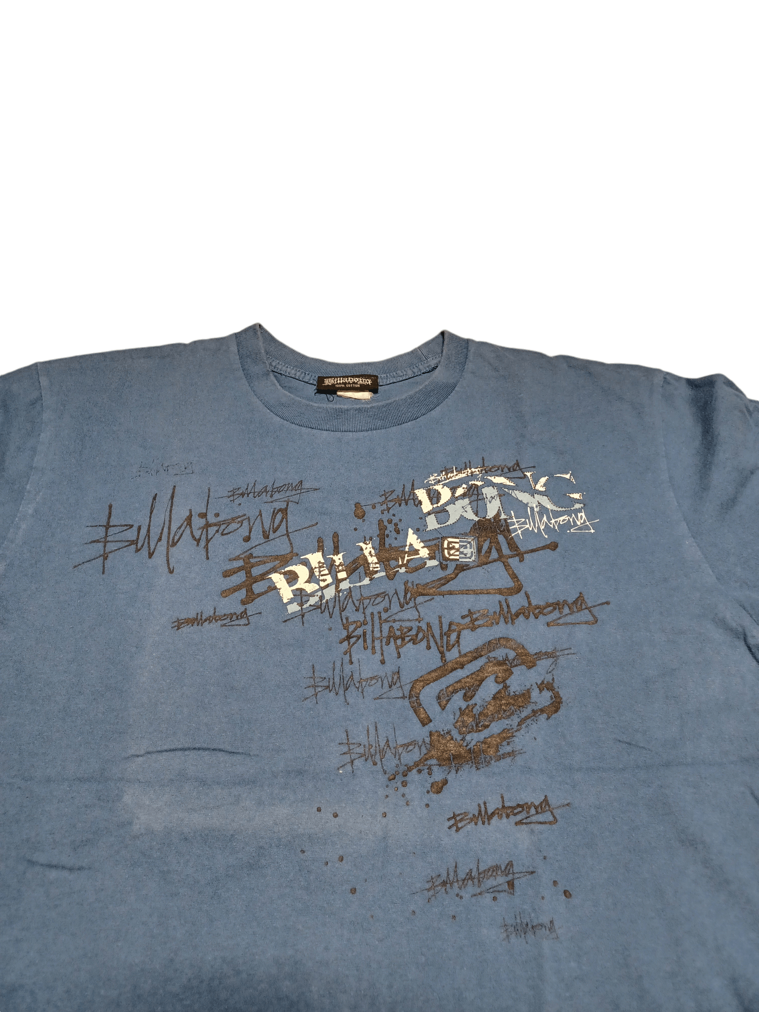 Billabong BILLABONG VINTAGE BIGLOGO BOXY SK8 SURF TEE FADED Size US L / EU 52-54 / 3 - 2 Thumbnail