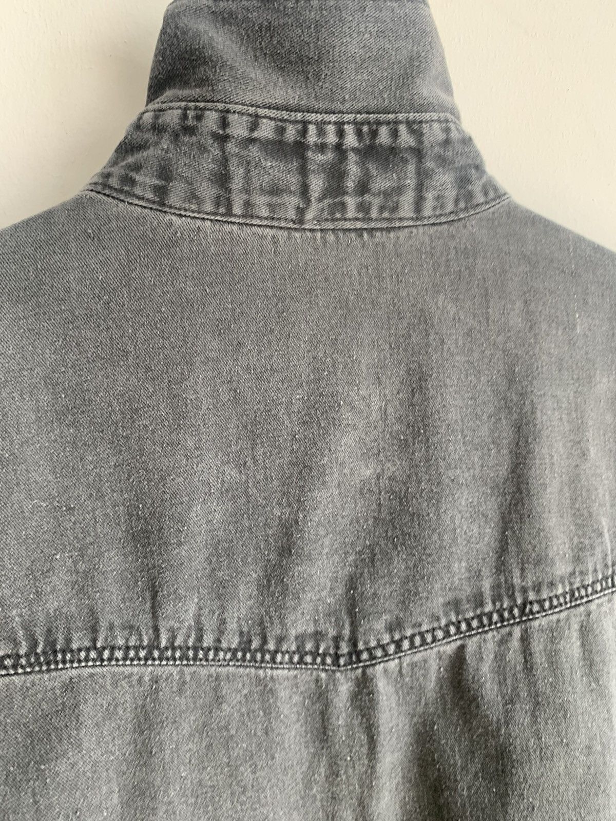 Versace Jeans Couture Vintage Versace Jeans Couture Black Denim Shirt XL Size US L / EU 52-54 / 3 - 7 Thumbnail
