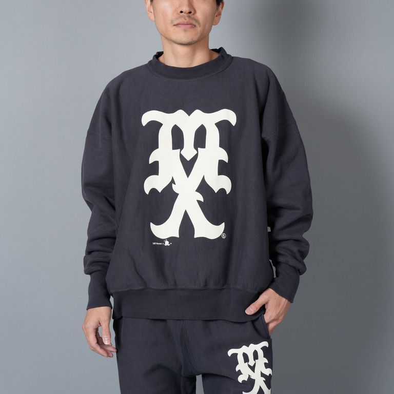 Saint Michael o1h1sh10525 Mx Sweatshirt in Navy Blue Size US L / EU 52-54 / 3 - 1 Thumbnail