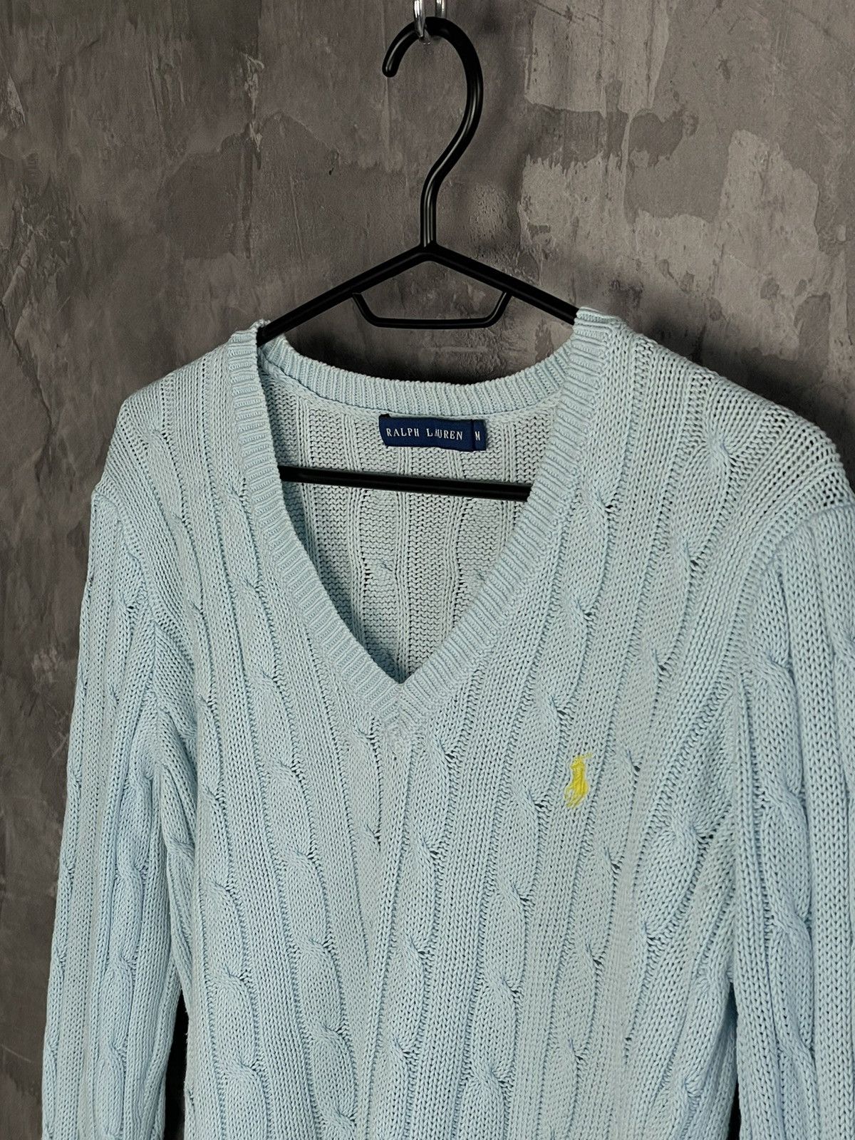Polo Ralph Lauren × Vintage Vintage Polo Ralph Lauren V-Neck Knit Sweater Luxury Hype Size M / US 6-8 / IT 42-44 - 7 Thumbnail